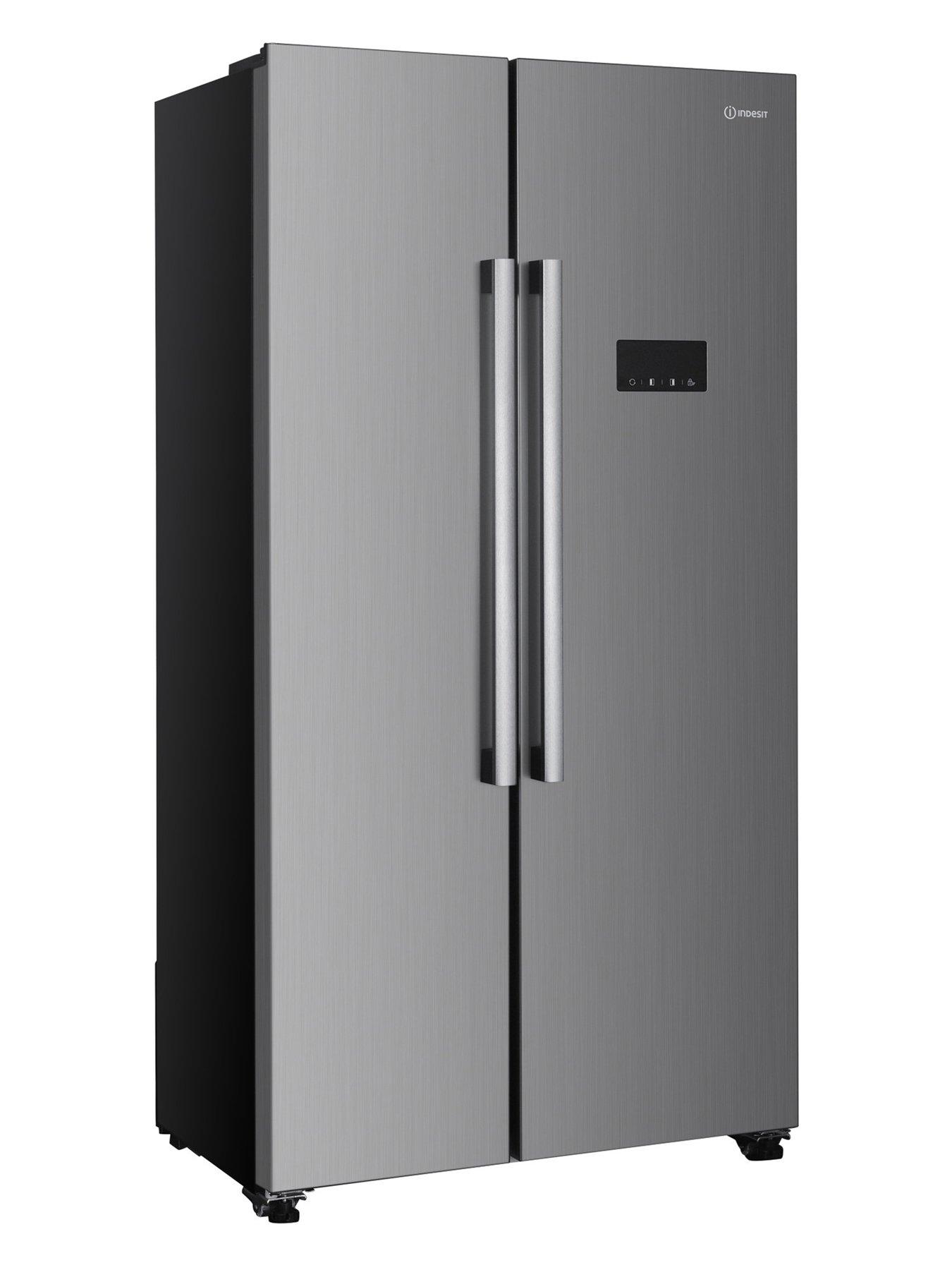 Image 3 of 7 of Indesit INGF6441XP4UK American Side-by-Side 442l&nbsp;Total No Frost Fridge Freezer - Silver