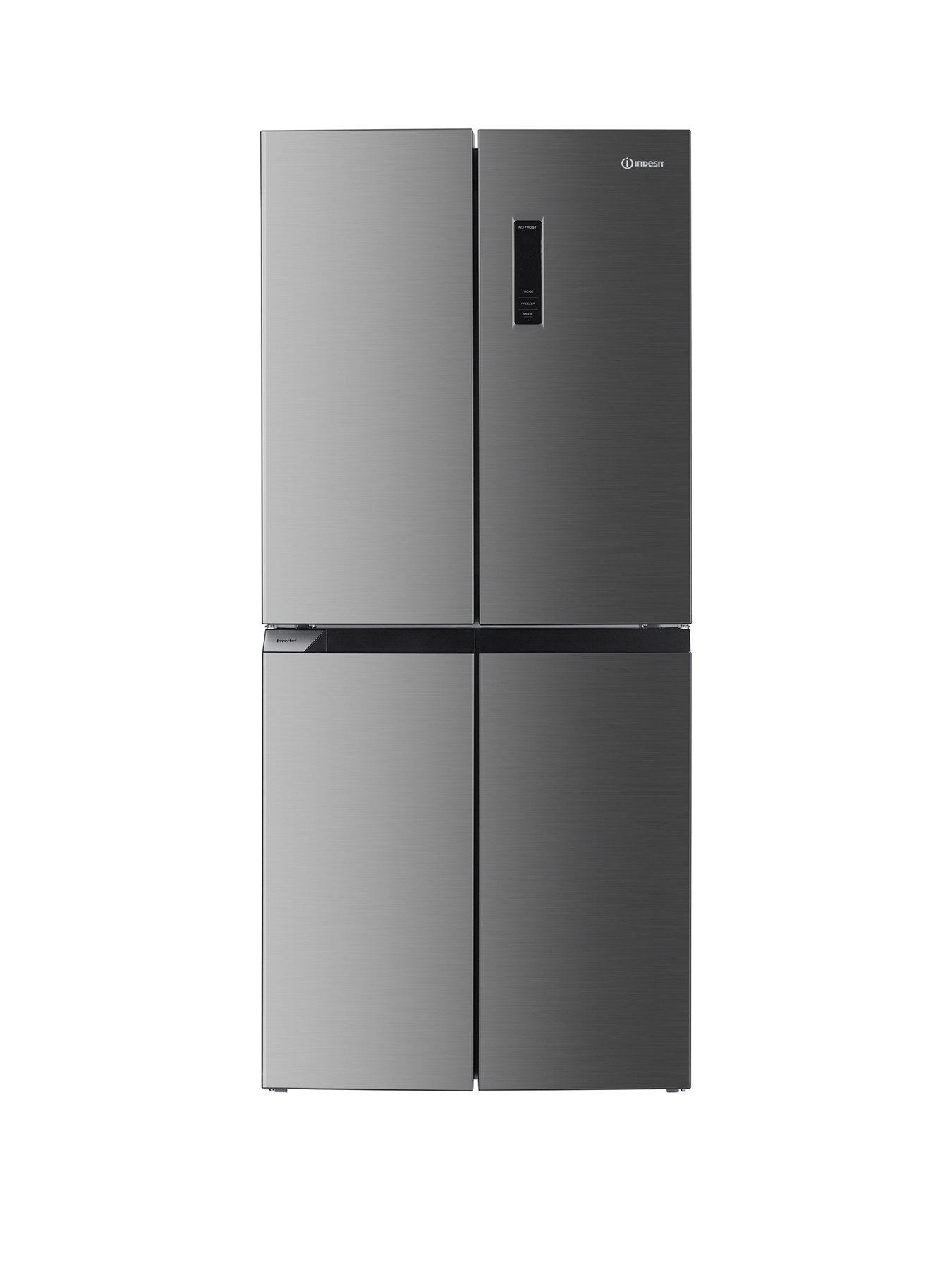 undefined INGF6421XP4UK Total No Frost 421L American Side-by-Side Fridge Freezer - Silver