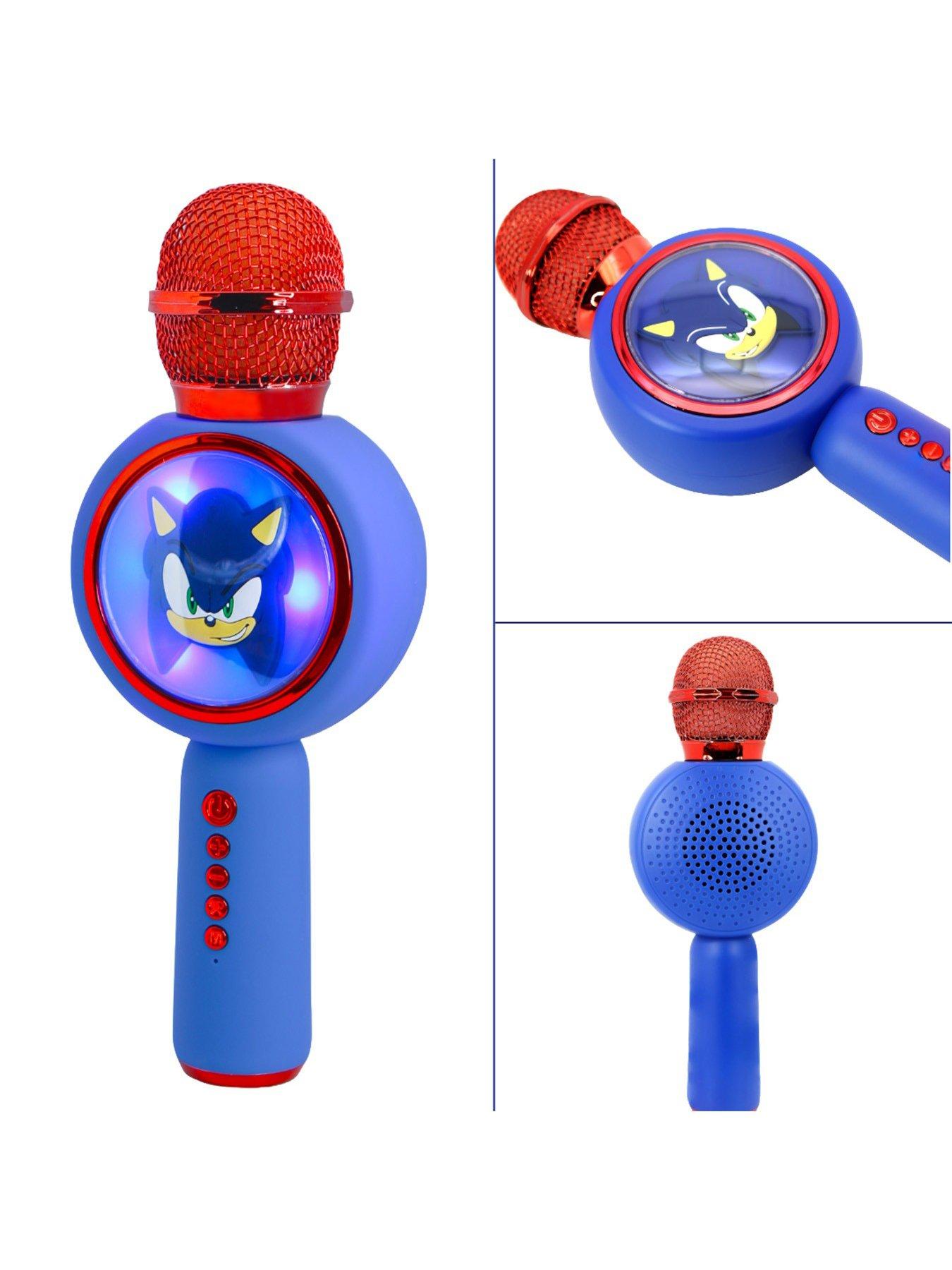 Image 4 of 4 of Sonic the Hedgehog Kids Wireless Headphones and Microphone Speaker with LED Lights
