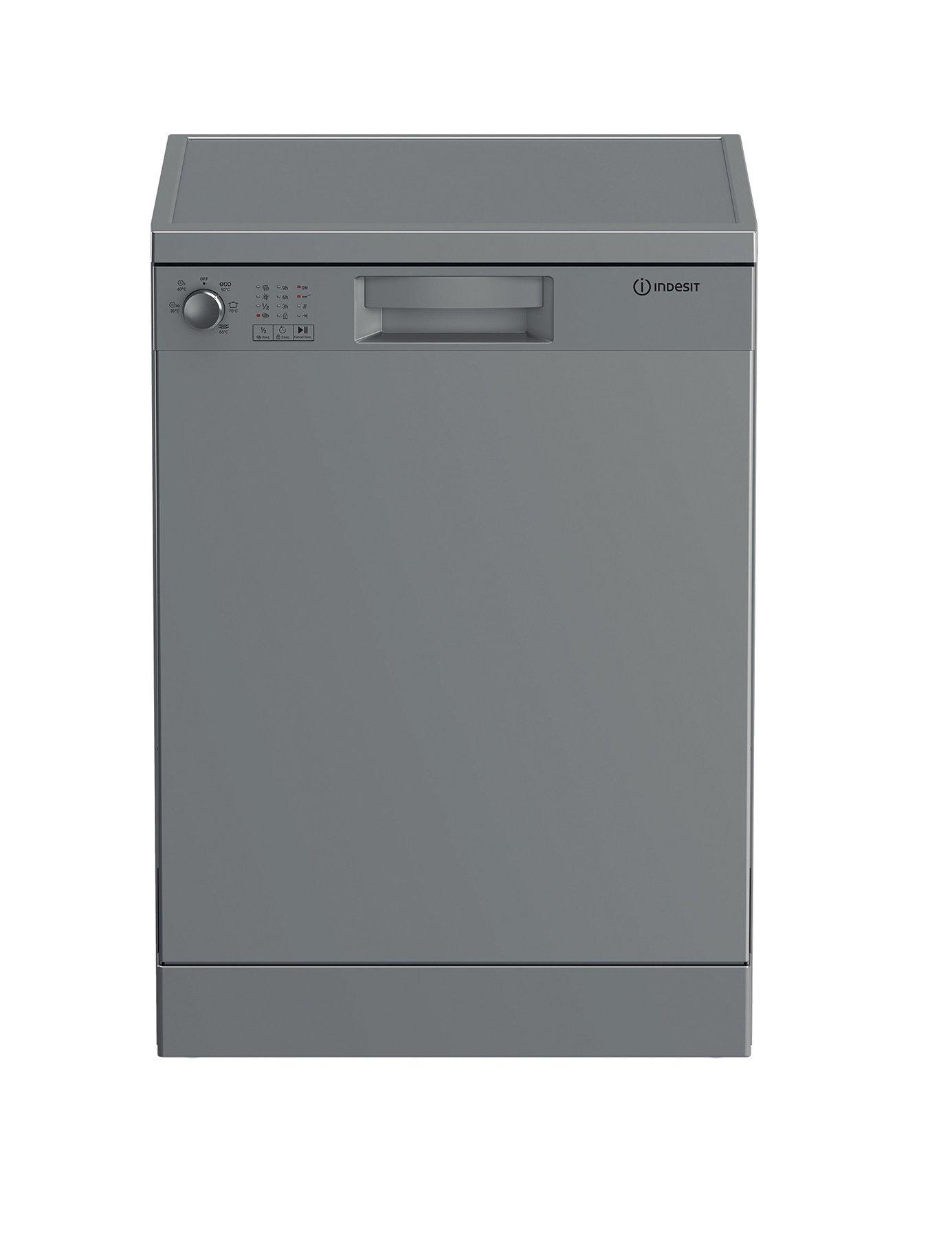 Indesit IN2FE13DT9SUK 60cm Wide 13-Place Setting Freestanding Dishwasher - Silver