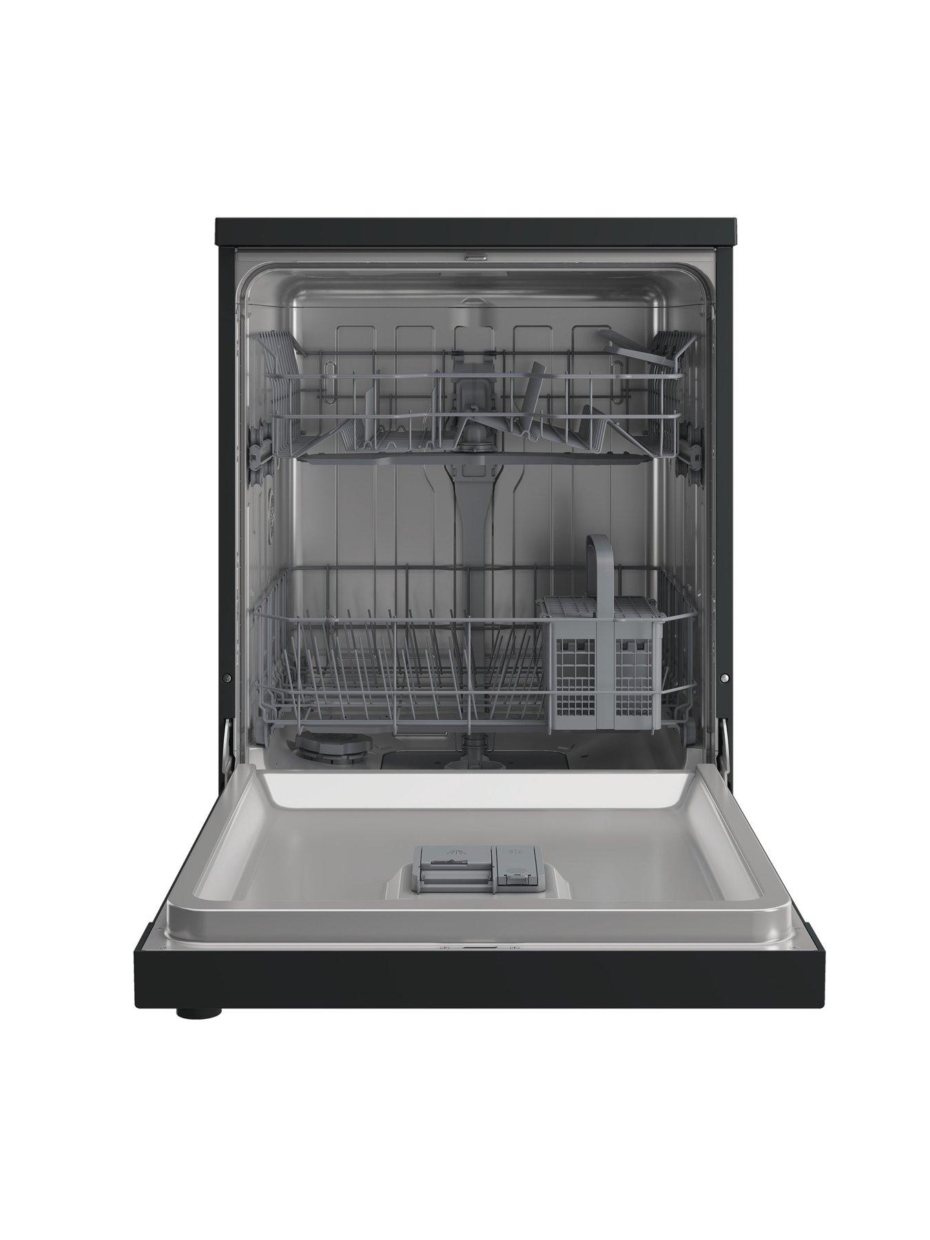 Image 2 of 6 of Indesit IN2FE13DT9AUK 60cm Wide&nbsp;Freestanding 13-Setting&nbsp;Dishwasher - Dark Silver