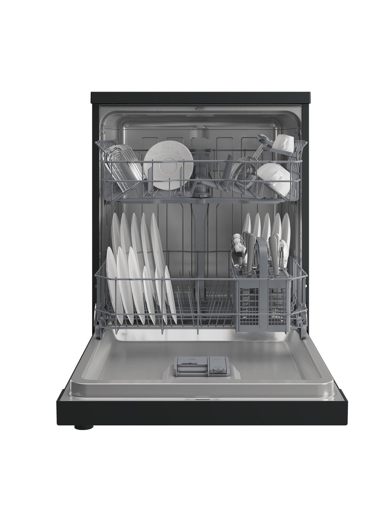 Image 3 of 6 of Indesit IN2FE13DT9AUK 60cm Wide&nbsp;Freestanding 13-Setting&nbsp;Dishwasher - Dark Silver