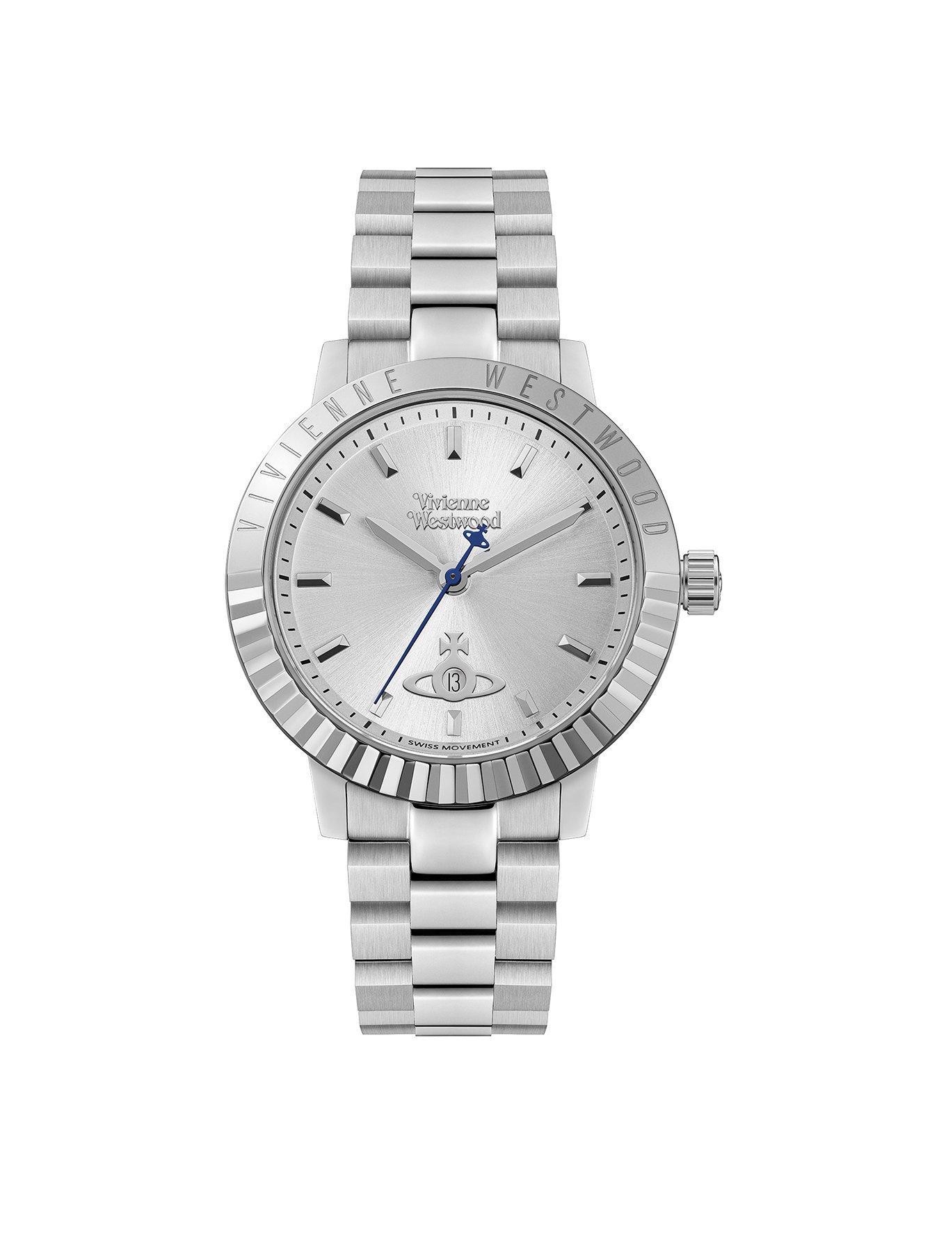 undefined Dulwich Quartz Watch with Silver Dial and Stainless Steel Bracelet
