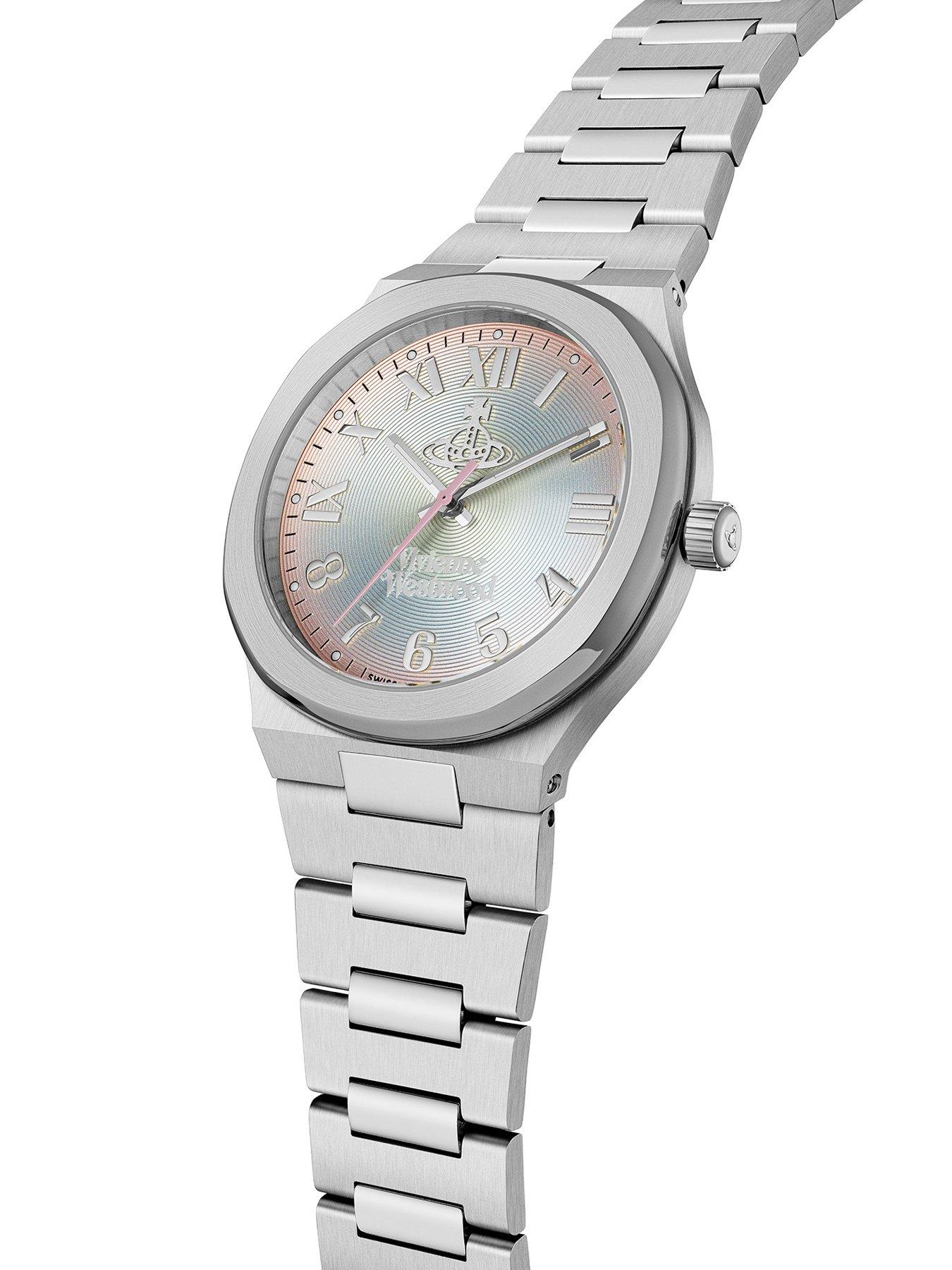 Image 3 of 6 of Vivienne Westwood Merton Quartz Watch&nbsp;with Multi Coloured Dial and Stainless Steel Bracelet