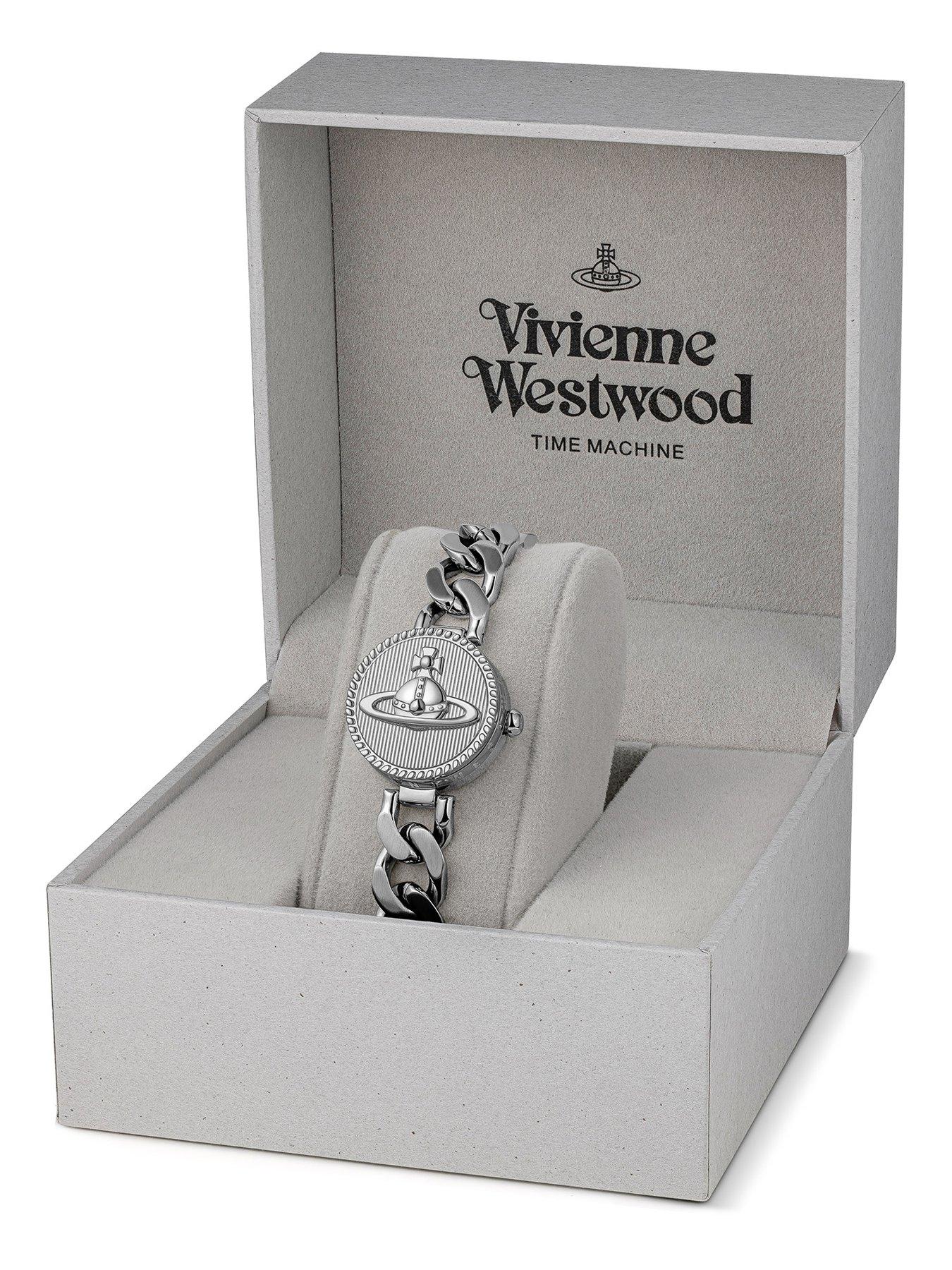 Vivienne Westwood Orb Button Ladies Quartz Watch Silver Dial