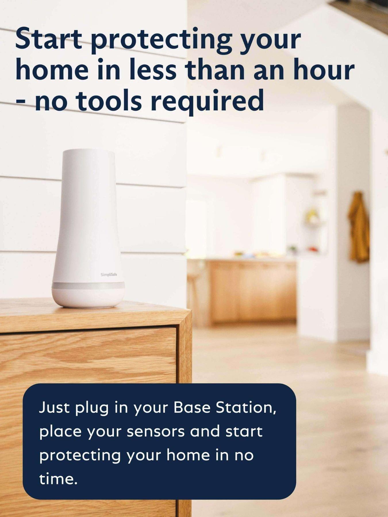 SimpliSafe 6-Piece Smart Wireless Home Security Camera Alarm