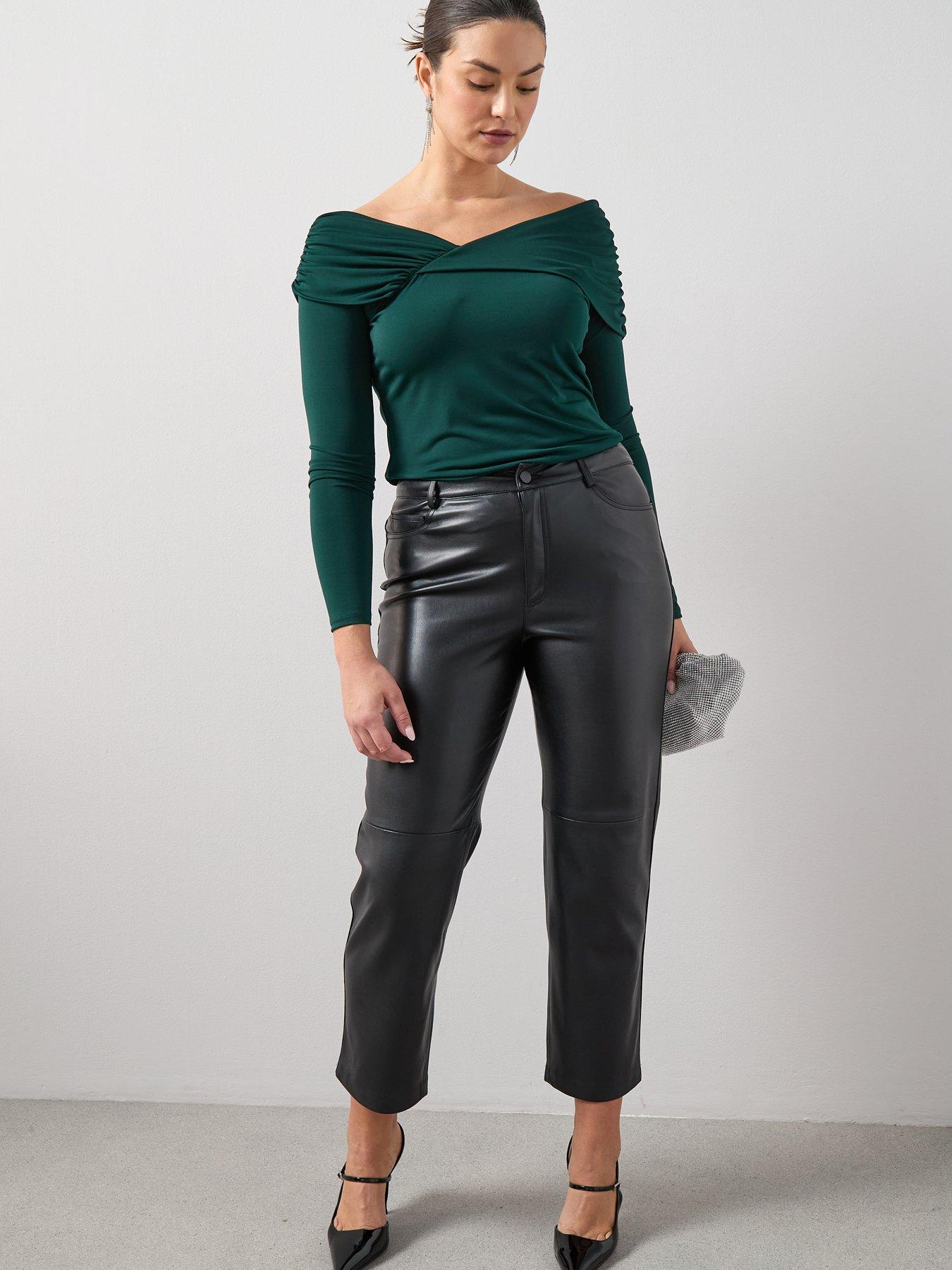 Image 1 of 6 of The Very Collection Curve Off The Shoulder Ruched Top