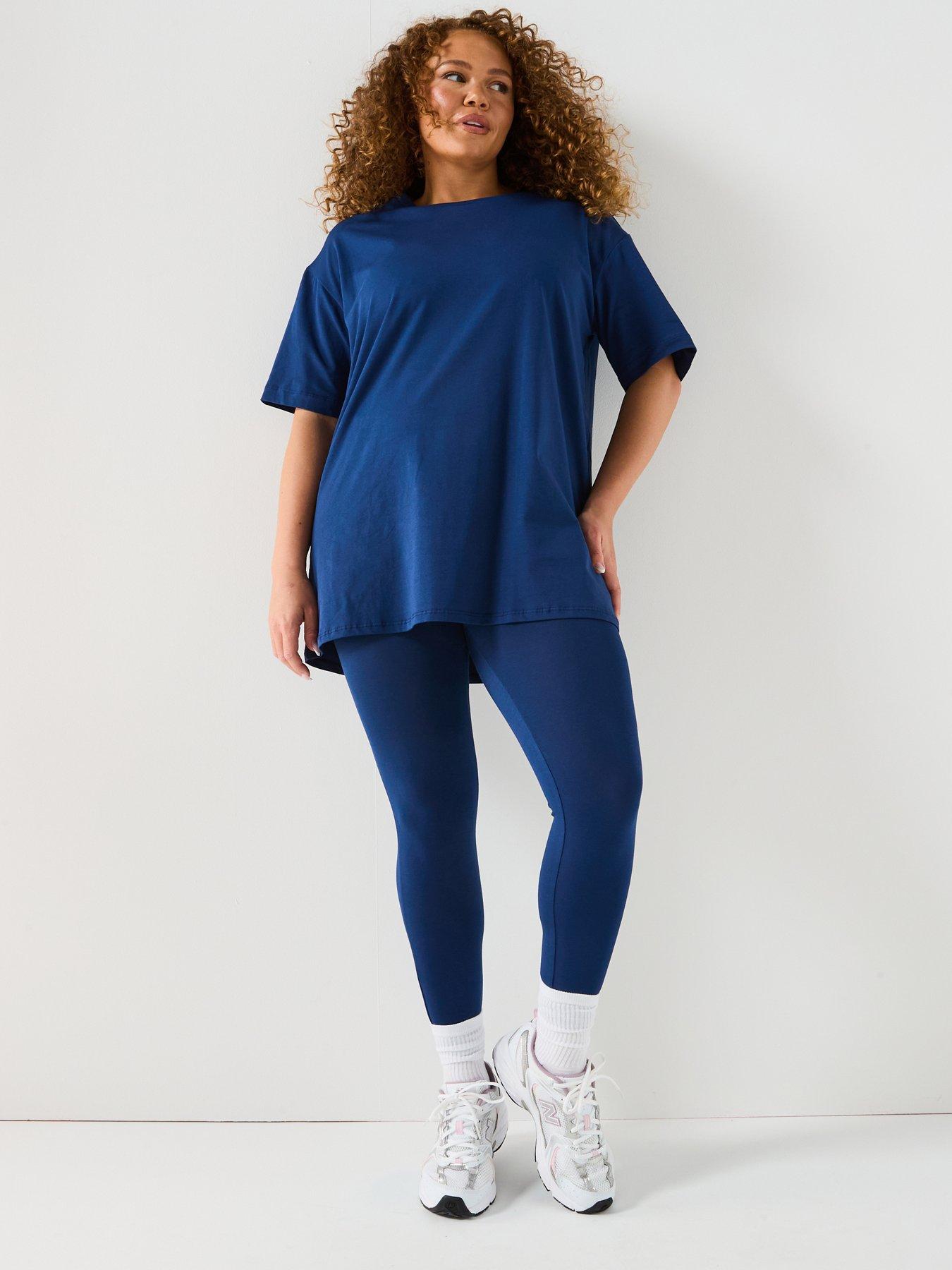 undefined T-shirt  &  Legging Set - Navy
