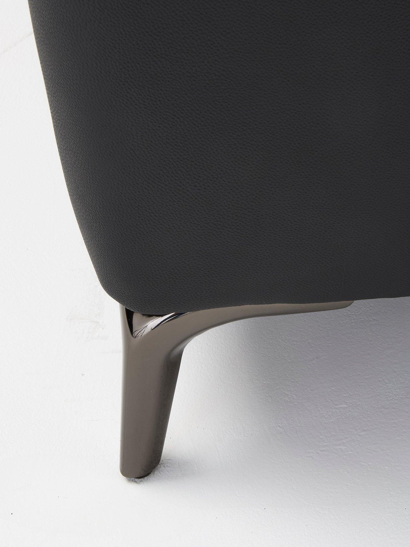 Image 4 of 7 of The Very Collection Lorenza Leather/Faux Leather&nbsp;Power Recliner Armchair - FSC&reg; Certified