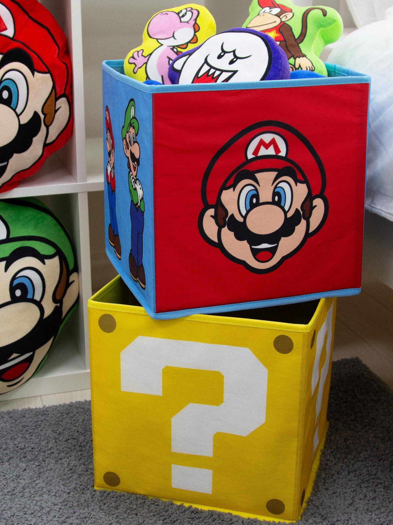 Product photograph of Nintendo Faces 2 Pack Storage Box from very.co.uk