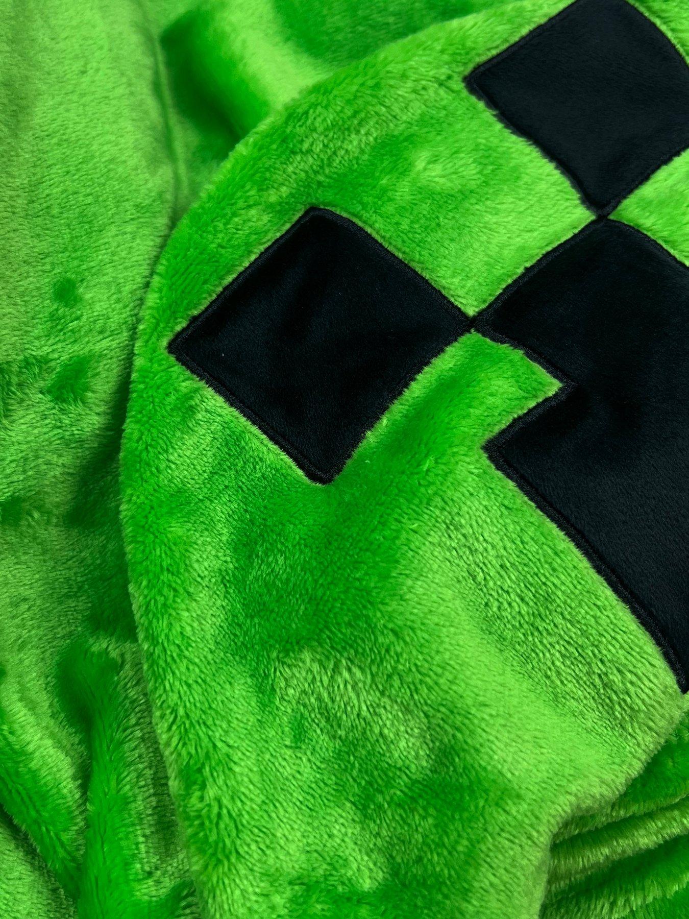 Image 4 of 6 of Minecraft Creeper 3D Hooded Fleece Blanket