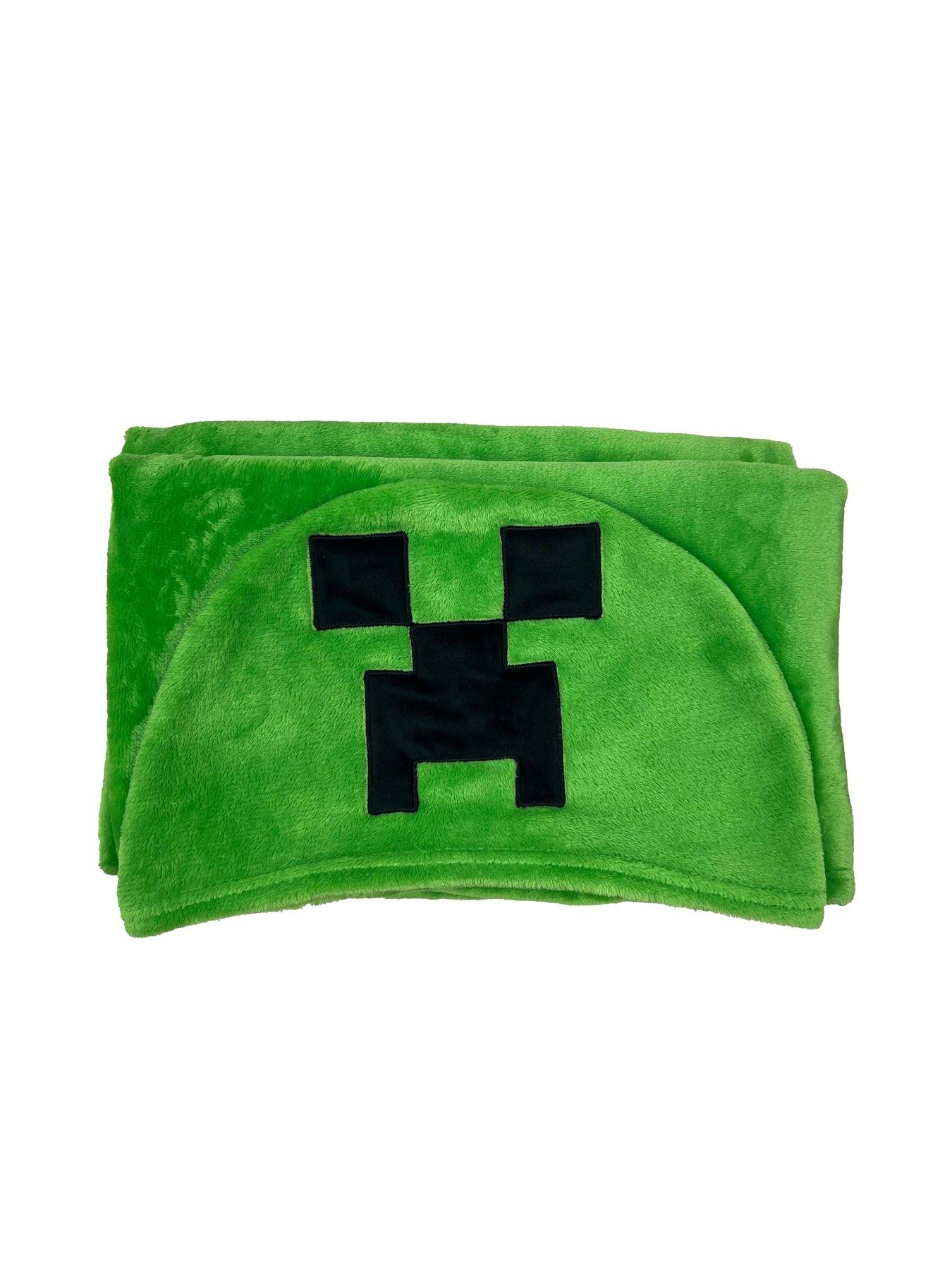 Image 5 of 6 of Minecraft Creeper 3D Hooded Fleece Blanket