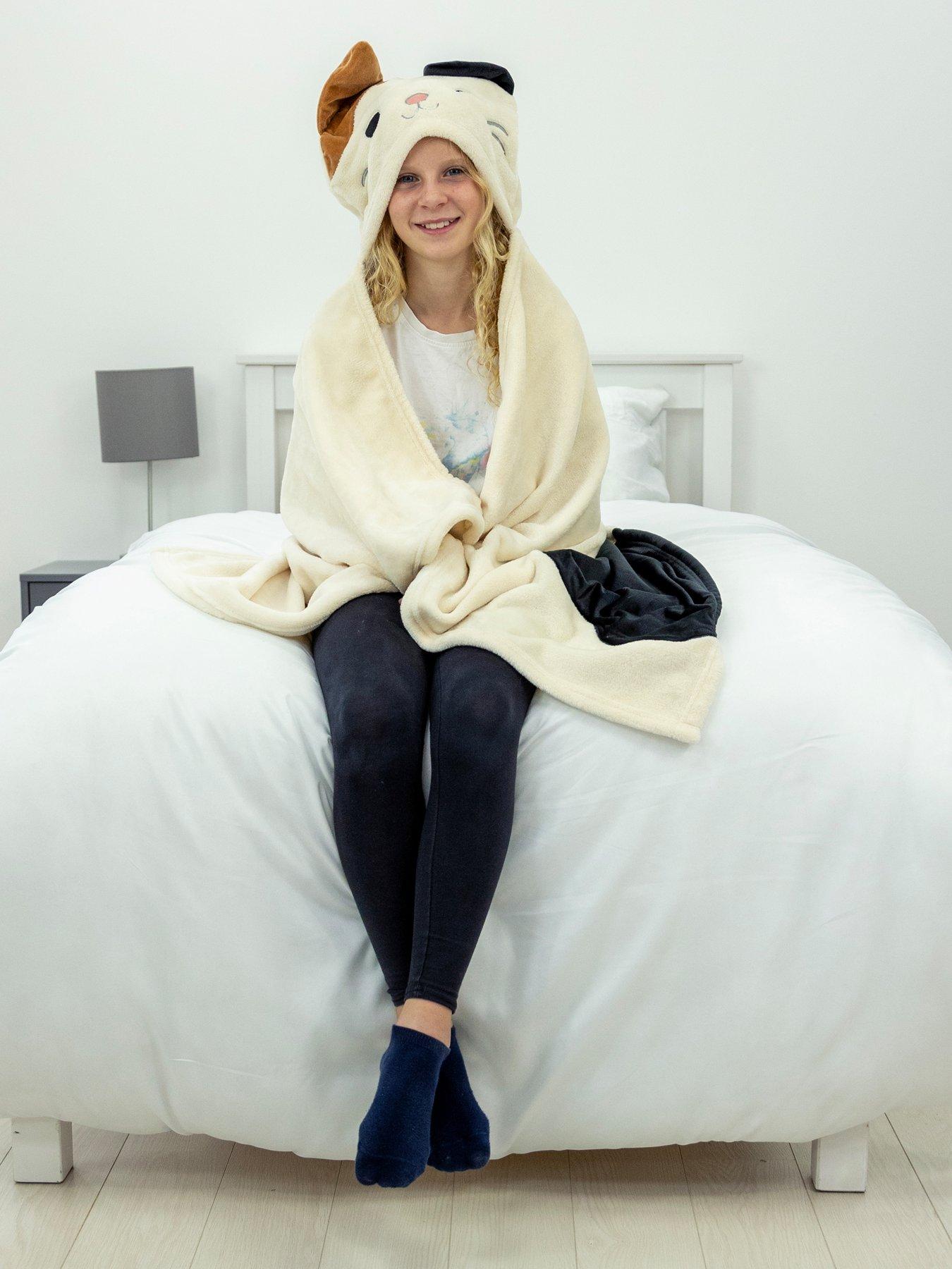 undefined Camcat 3D Hooded Fleece Blanket
