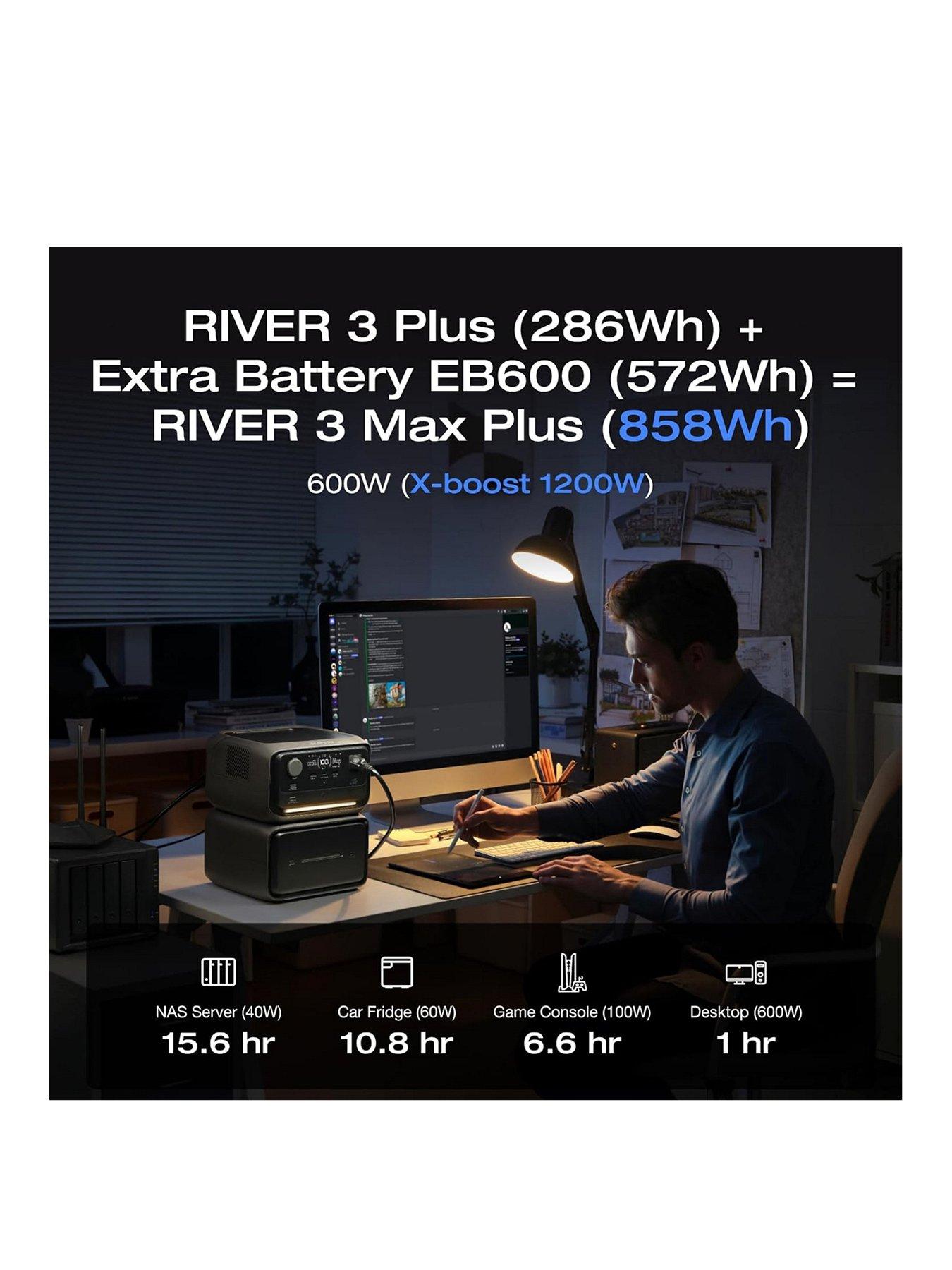 Image 3 of 7 of EcoFlow River 3 Max Plus (River 3 Plus + EB600) UK