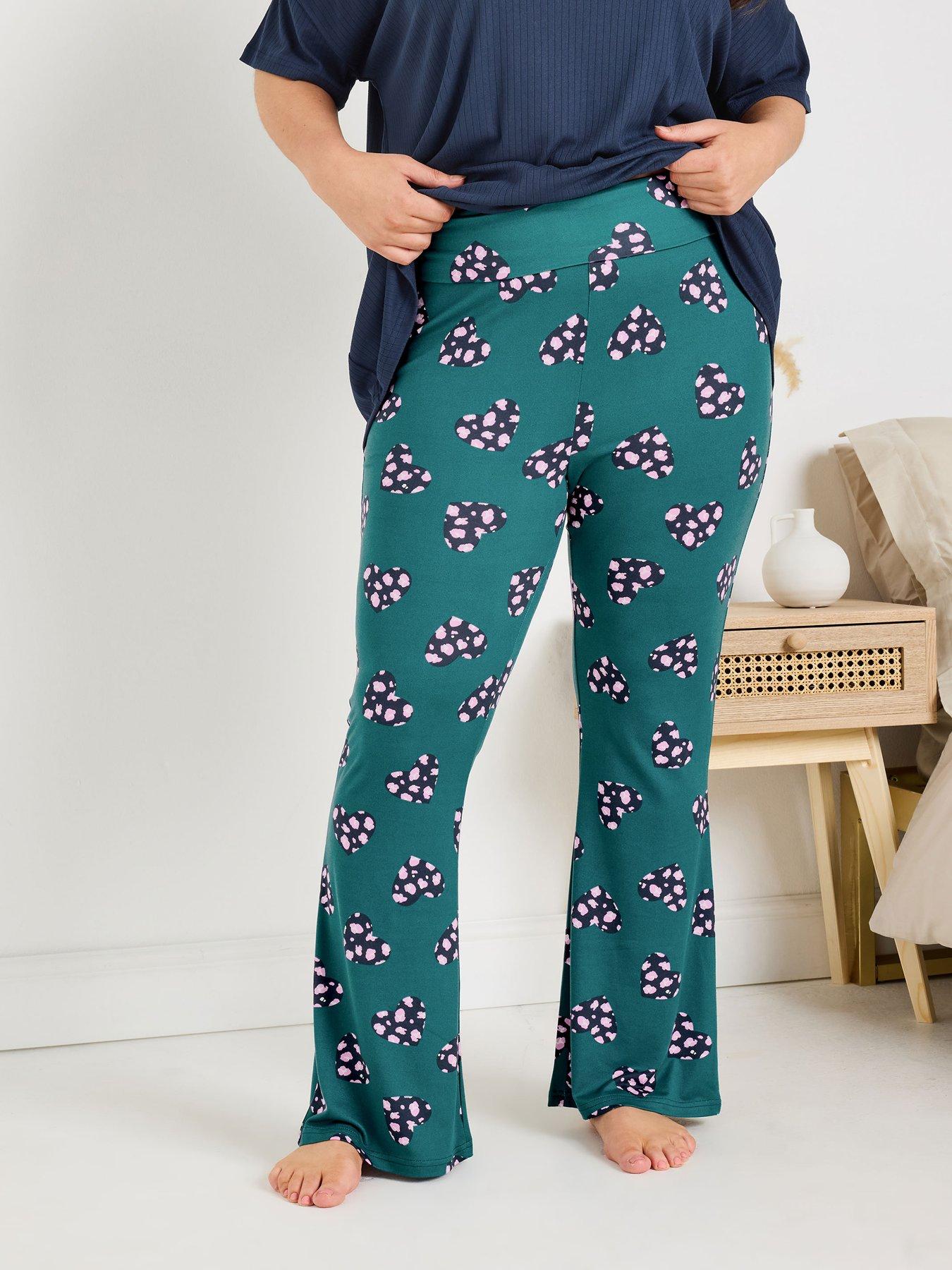 undefined Curve Animal Heart Yoga Pant - Green