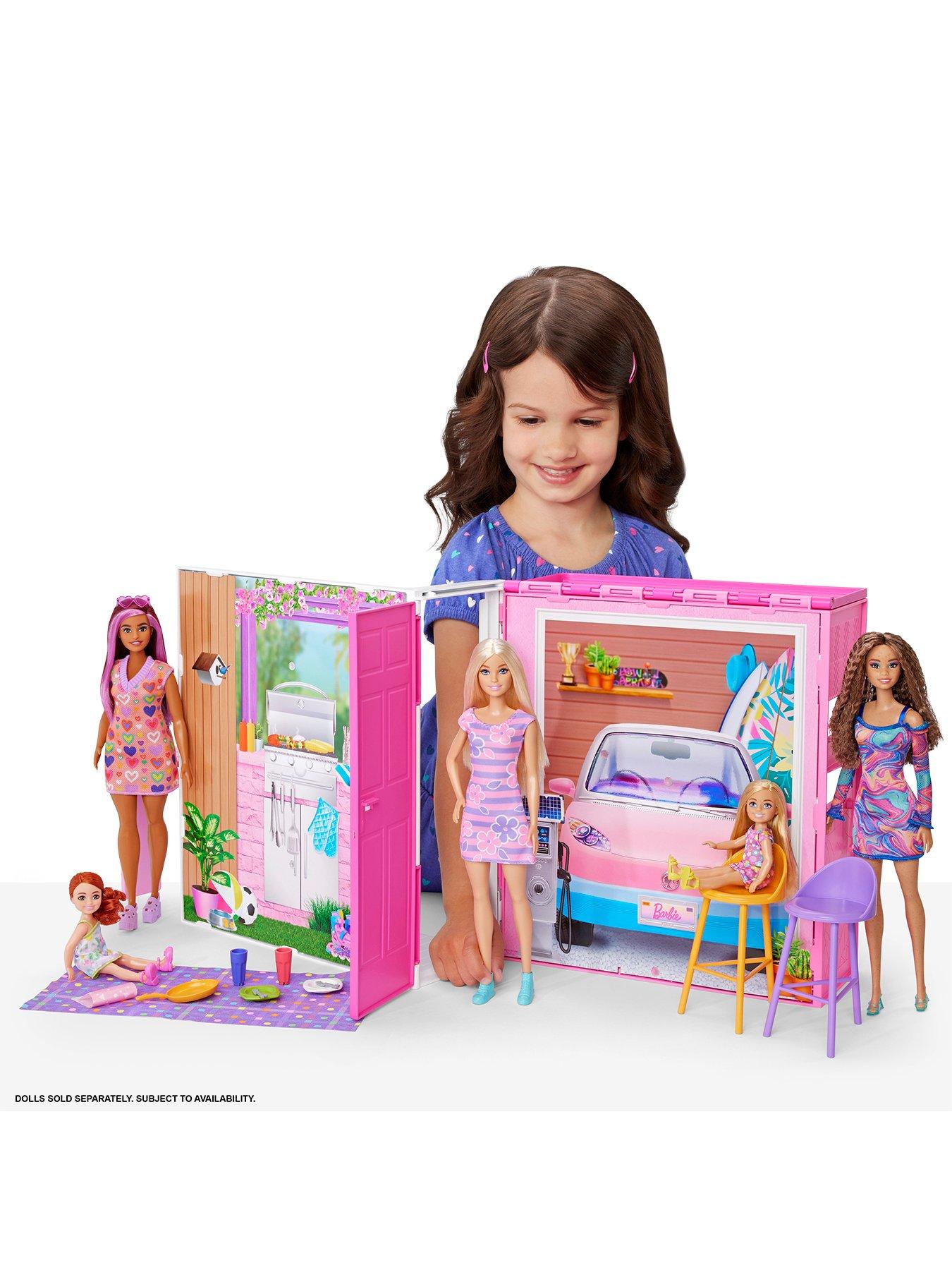 Image 2 of 7 of Barbie Getaway House Doll and Playset