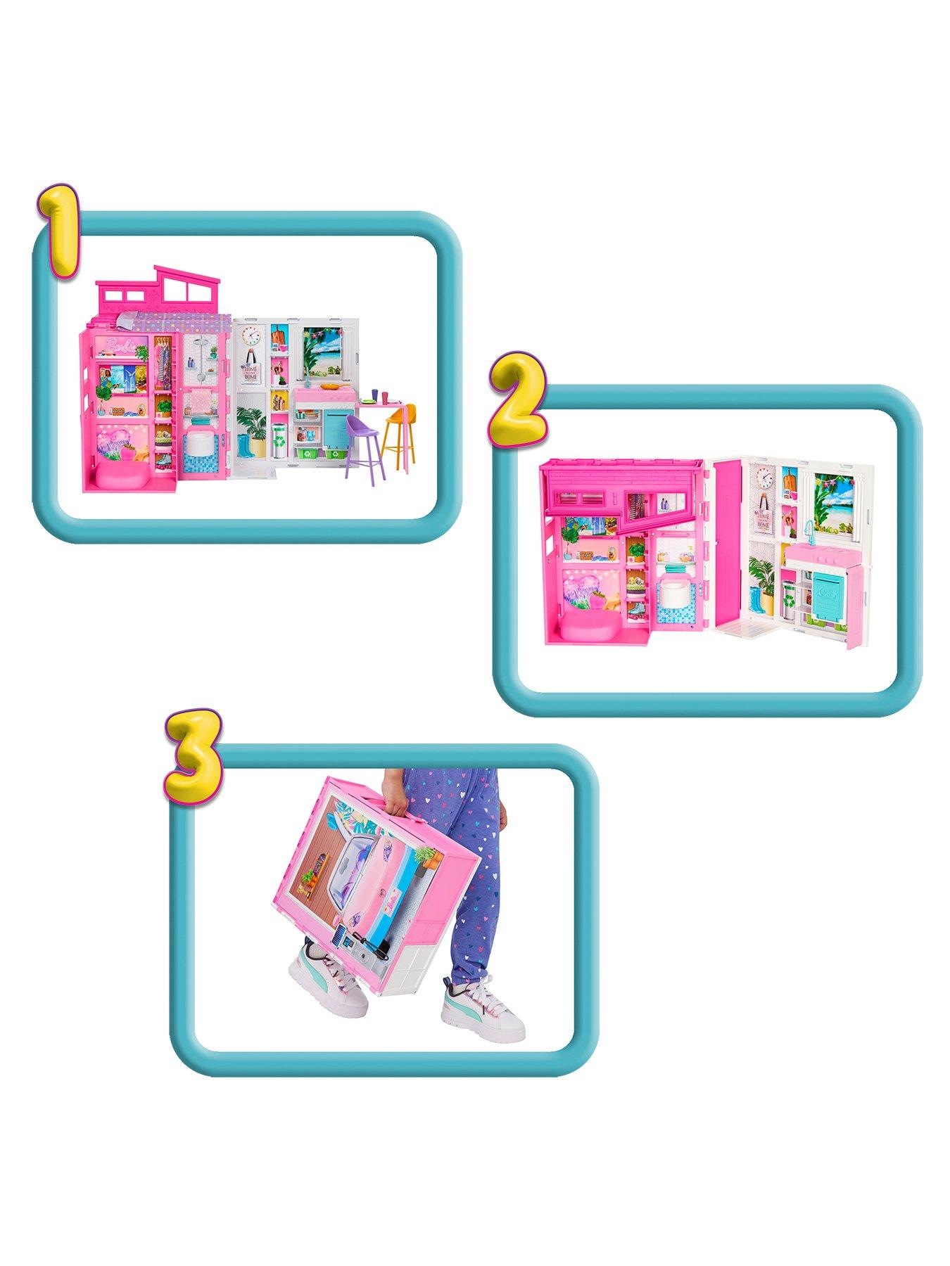 Image 3 of 7 of Barbie Getaway House Doll and Playset