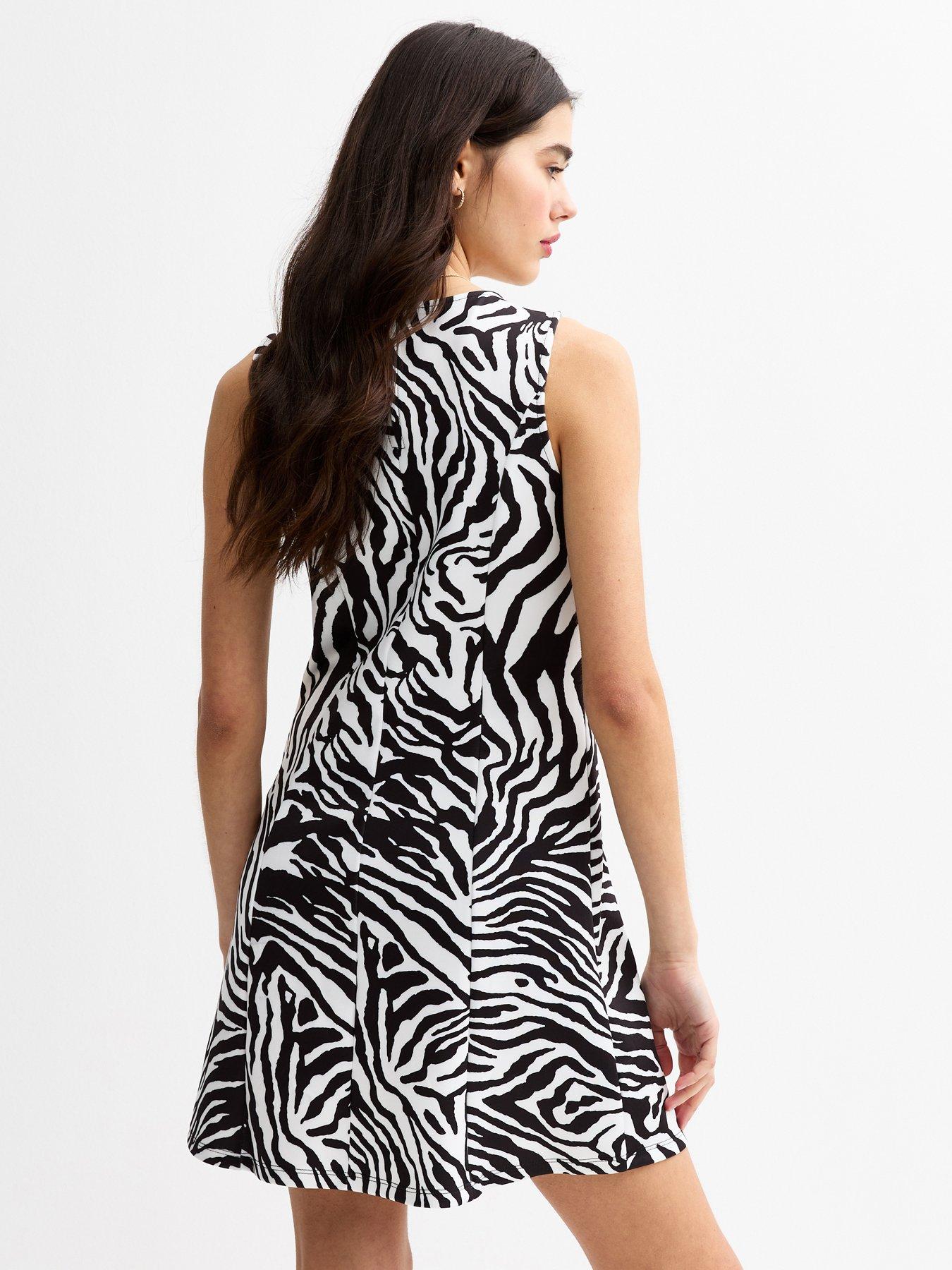Zebra Shift Dress