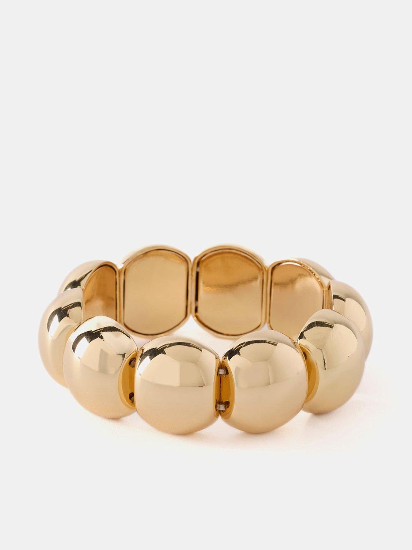 undefined Gold Tone Statement Bracelet - Gold