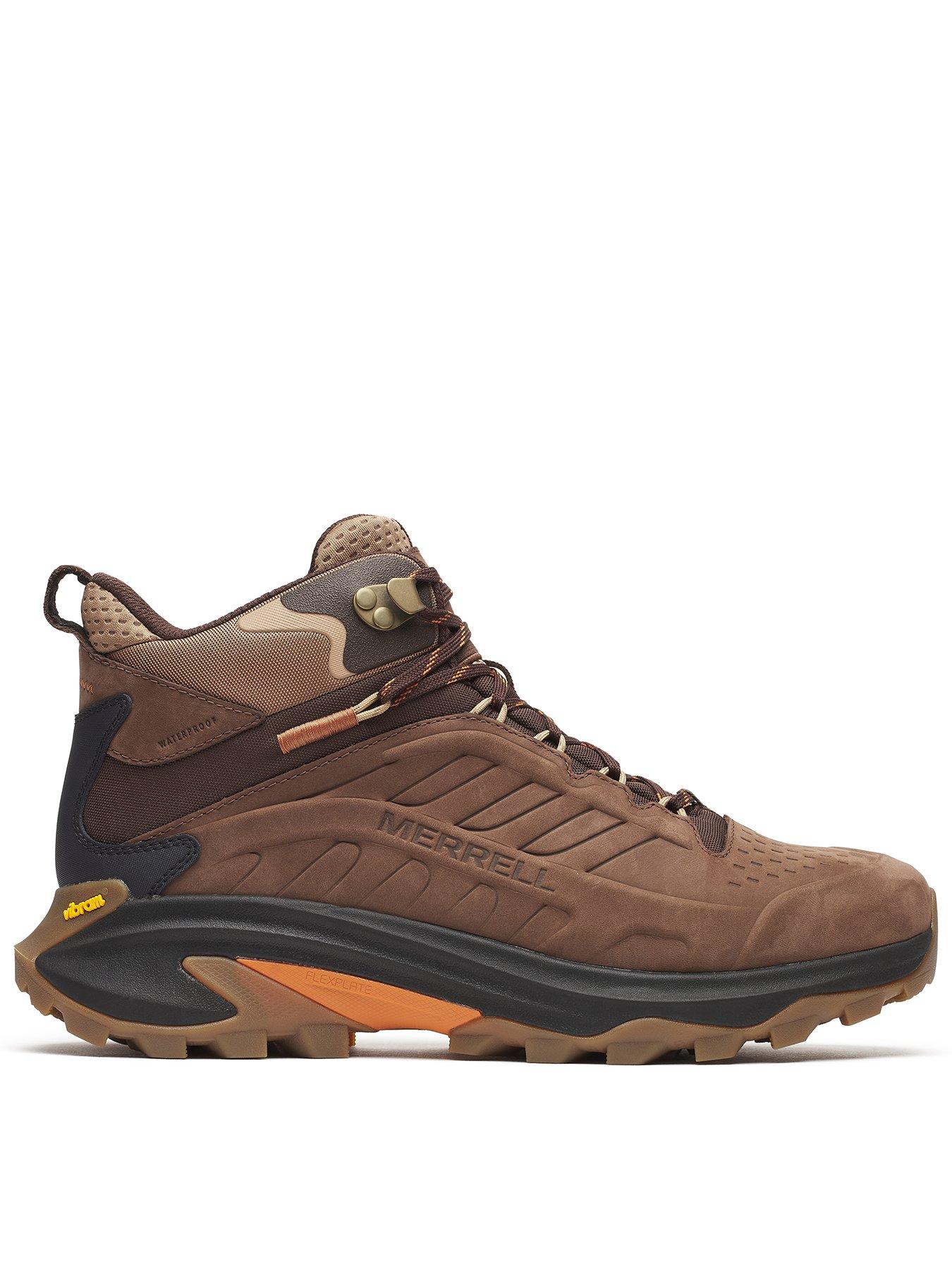 Merrell Men's Moab Speed 2L Mid Waterproof Hiking Boots, Brown, Size 10.5, Men
