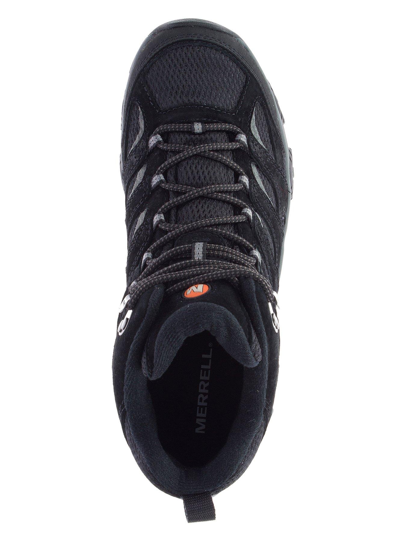 Image 3 of 4 of Merrell Mens Moab 3 Mid Goretex hiking Boots - Black