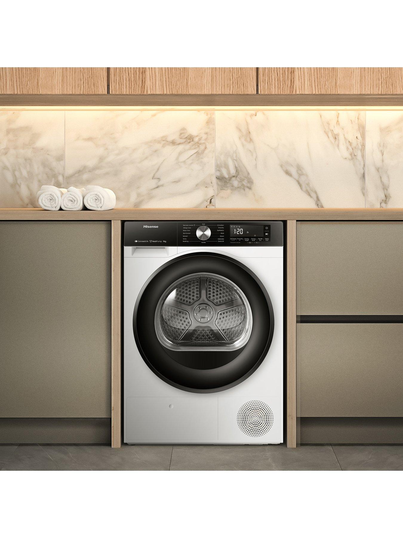 Image 6 of 7 of Hisense 3S Series DH3S902BW3 9kg Heat Pump Tumble Dryer - White