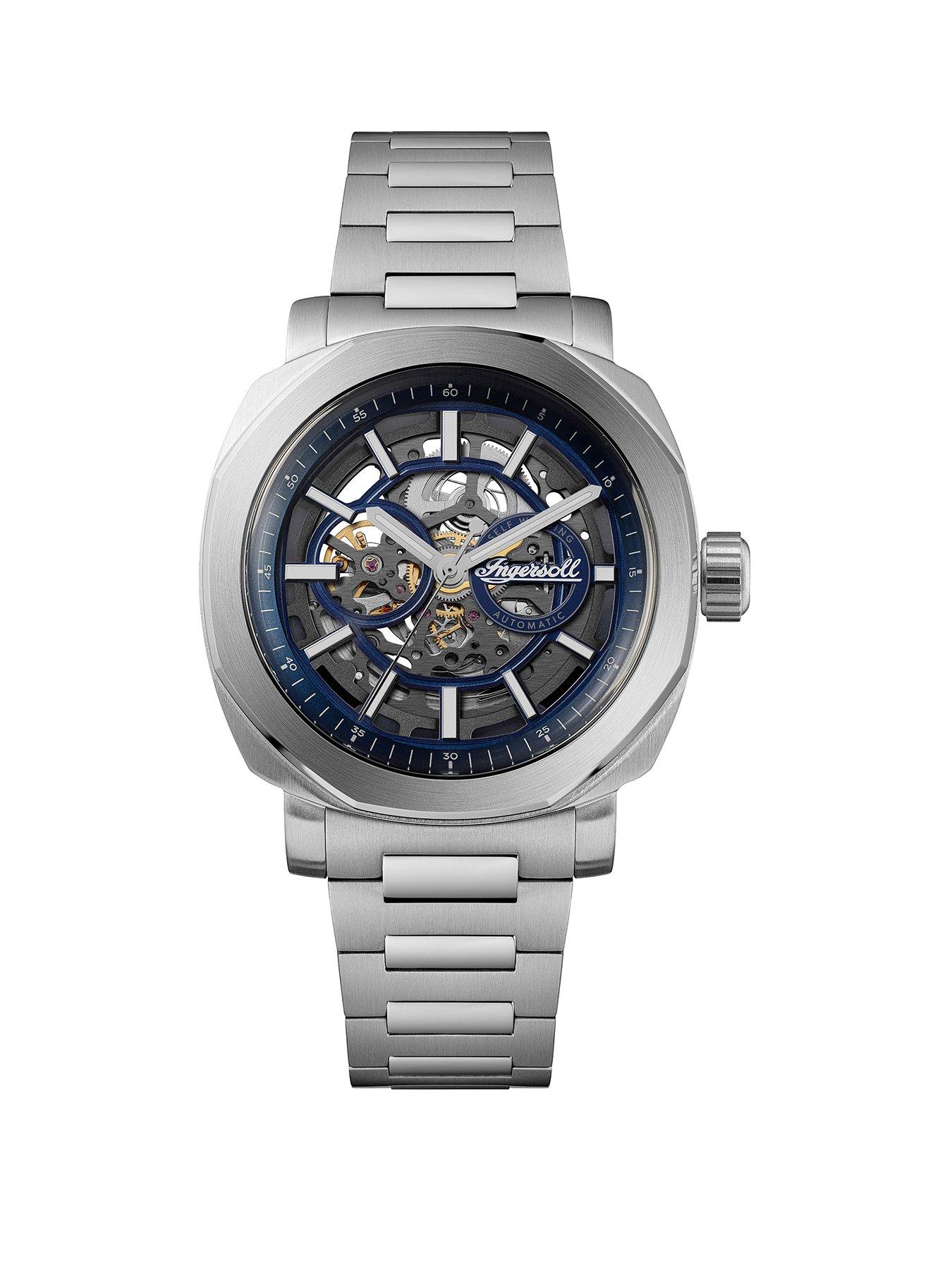 undefined Outrider Automatic Gents Watch, Blue dial, Stainless Steel Case and Bracelet