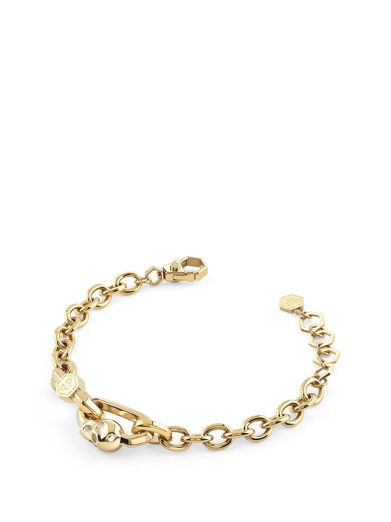 Philipp Plein Edge IP Gold Bracelet