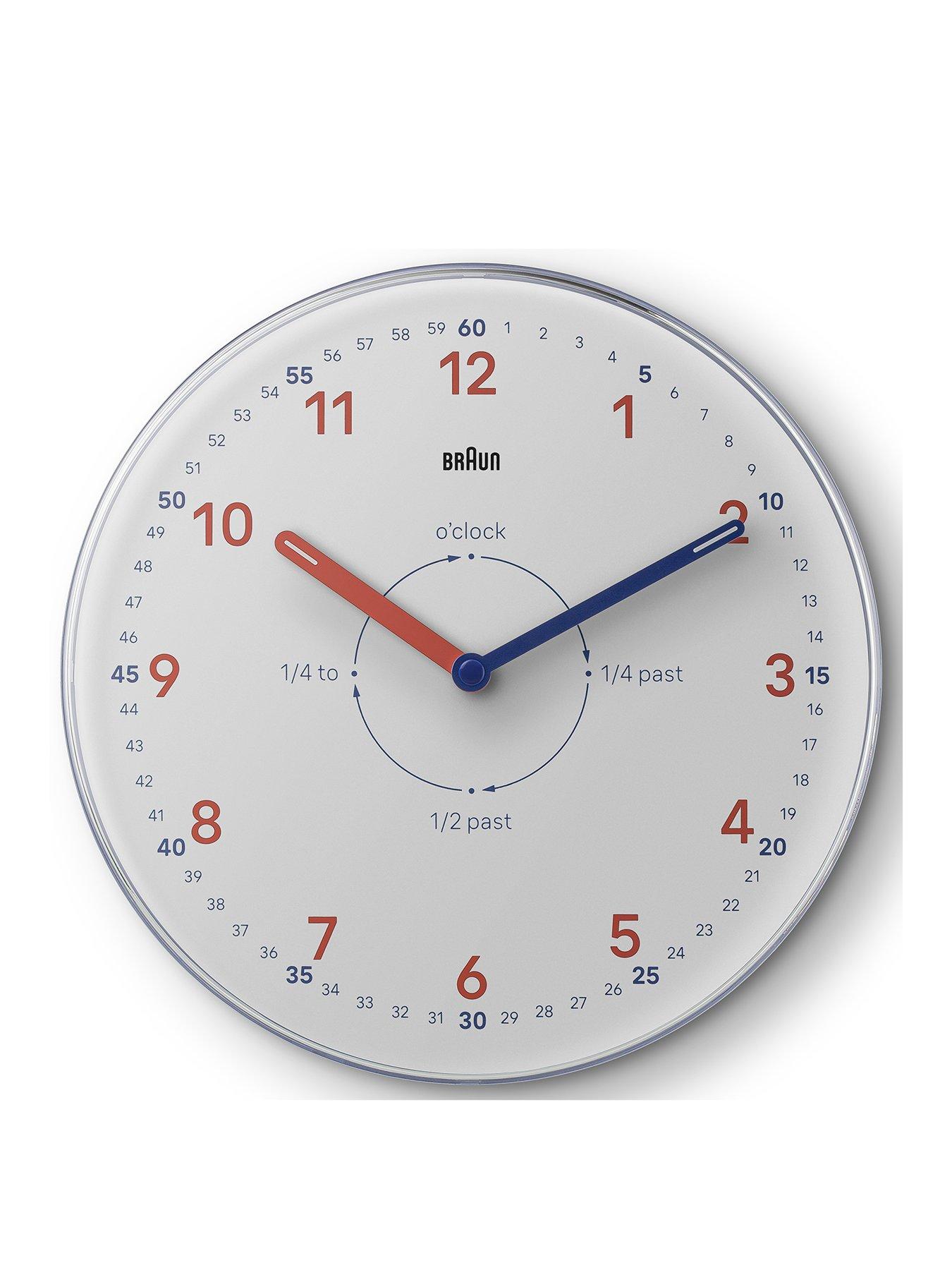 Braun Analogue Time Teacher Wall Clock
