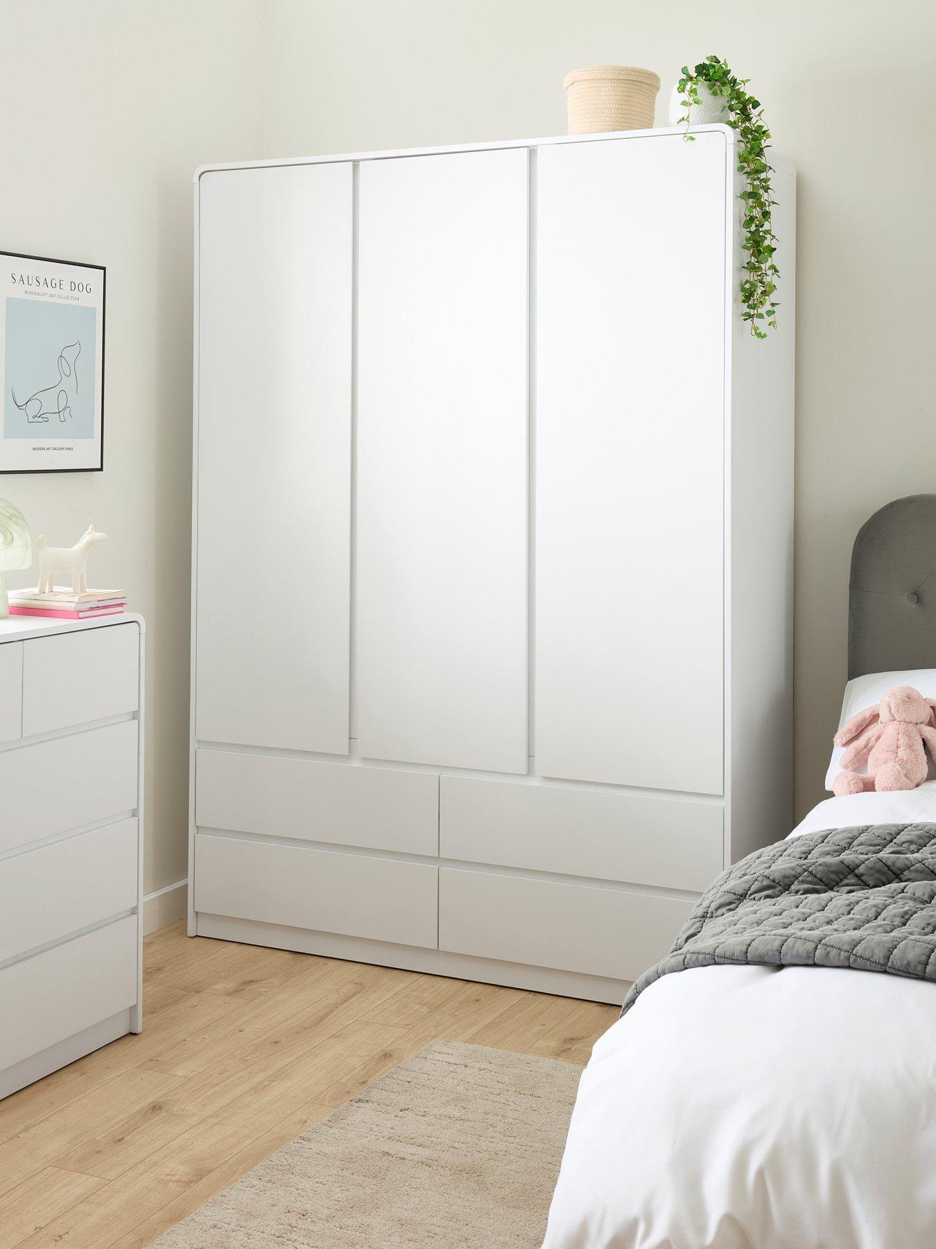 Very Home Bailey 3 Door 4 Drw Wardrobe - FSC® Certified