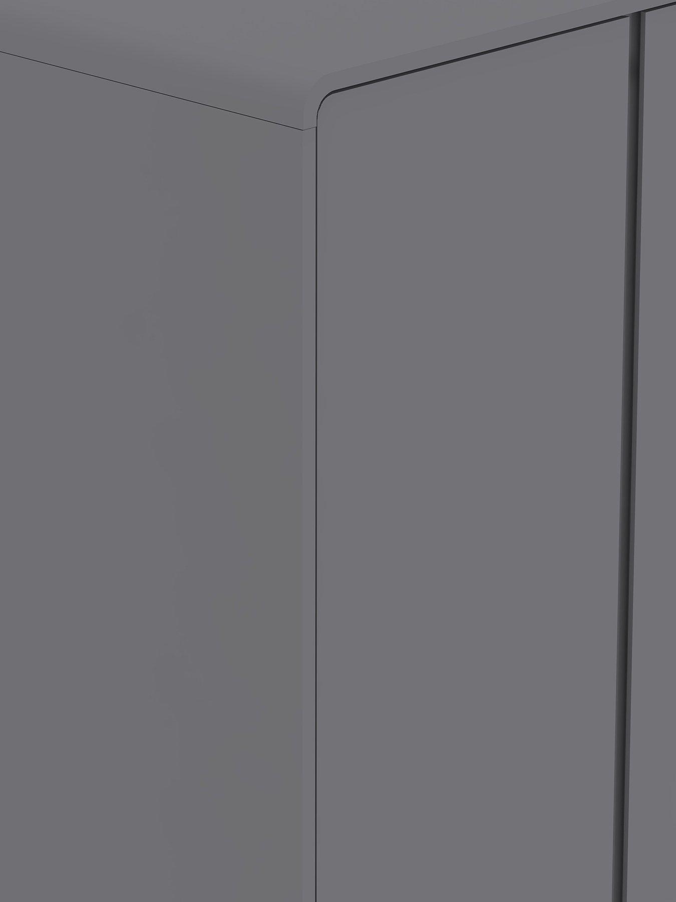 Image 5 of 7 of The Very Collection Bailey 2 Door, 1 Drawer Wardrobe - Grey - FSC&reg; Certified