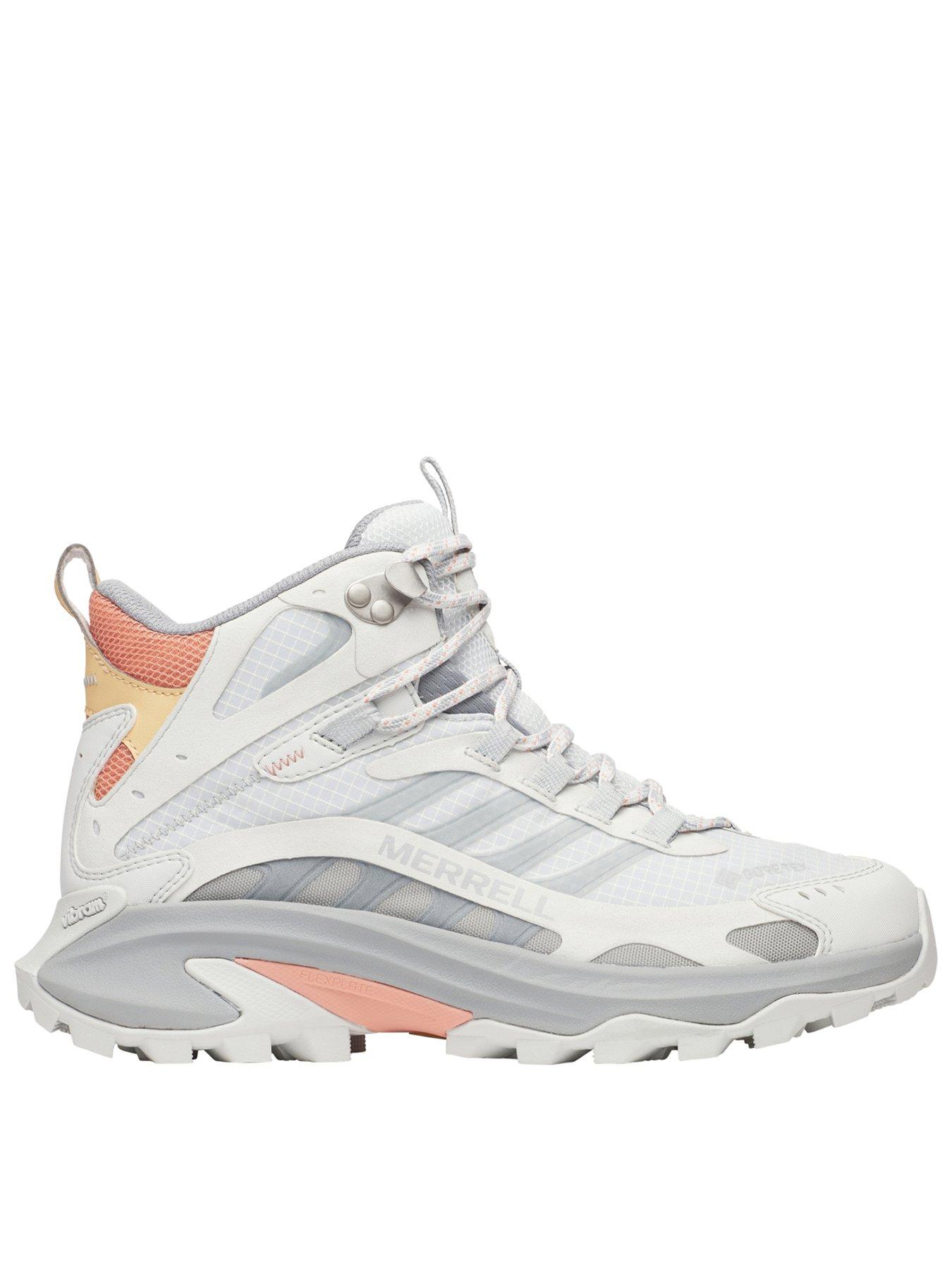 undefined Womens Moab Speed 2 Mid Goretex Hiking Boots - Grey
