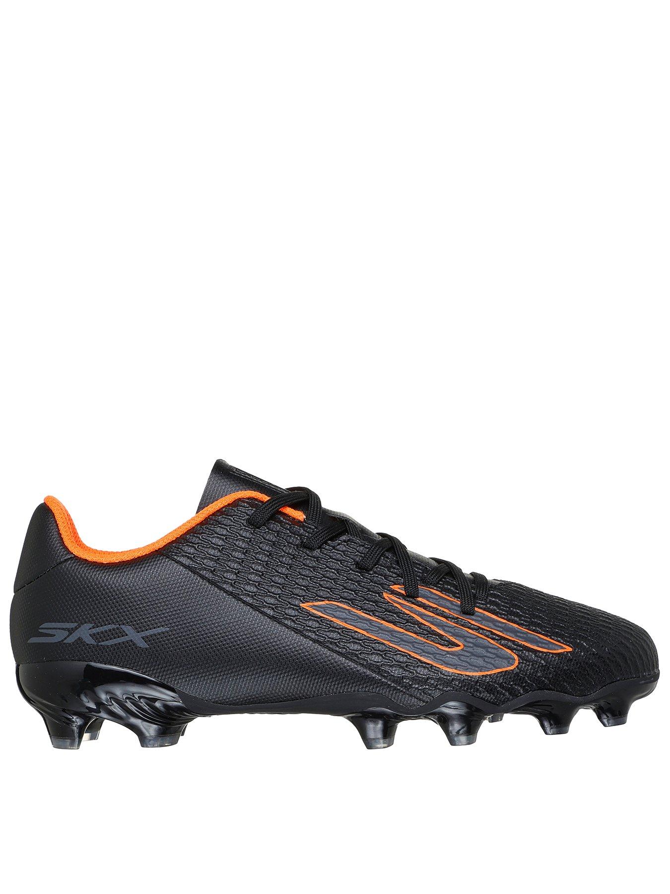 Skechers Junior Skx 02 Firm Ground Football Boots, Black, Size 13 Younger