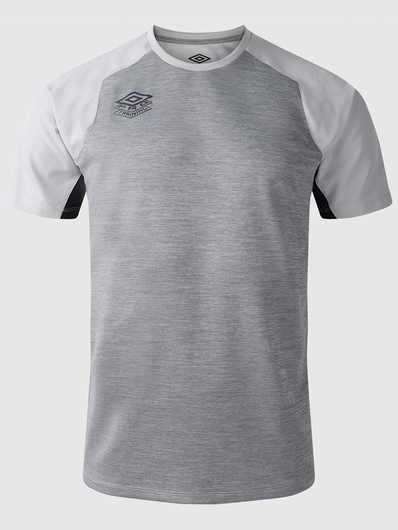 undefined Mens Football Pro Training Poly Tee - Grey