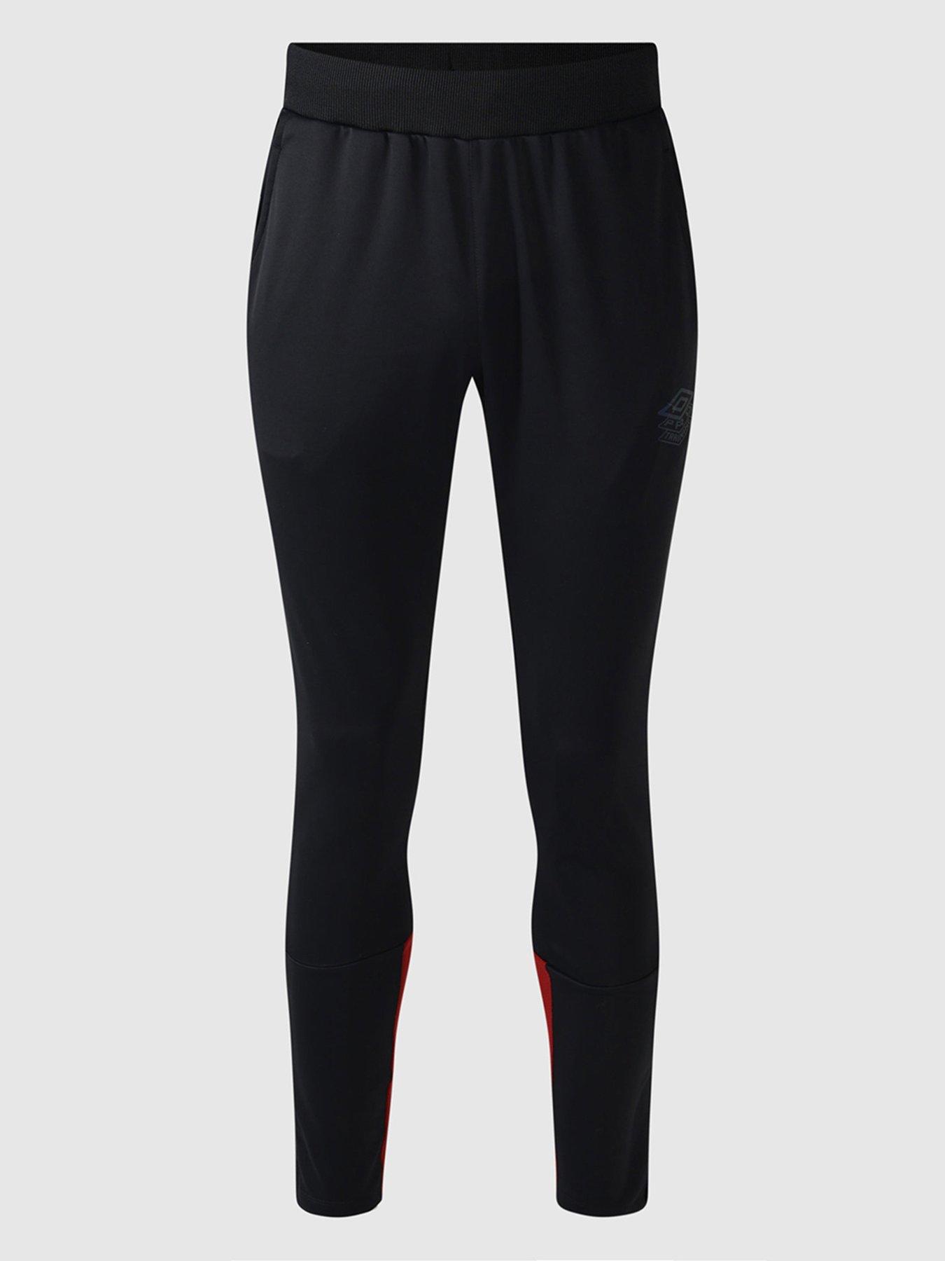 Image 1 of 2 of Umbro Mens Football Pro Training Poly Pants - Black