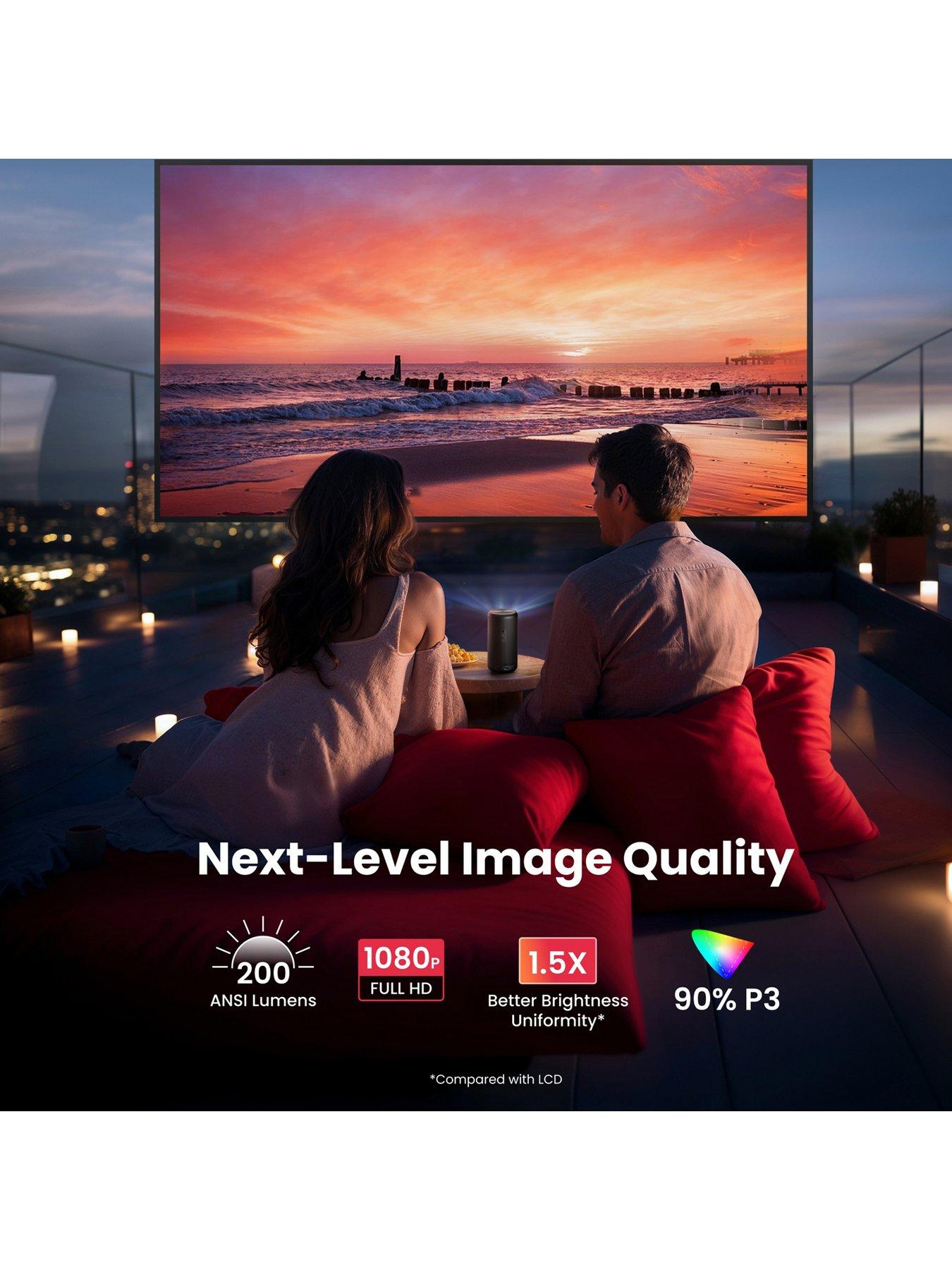 Image 3 of 8 of Anker NEBULA Capsule 3 Full HD Portable Projector &amp; Gimbal Stand