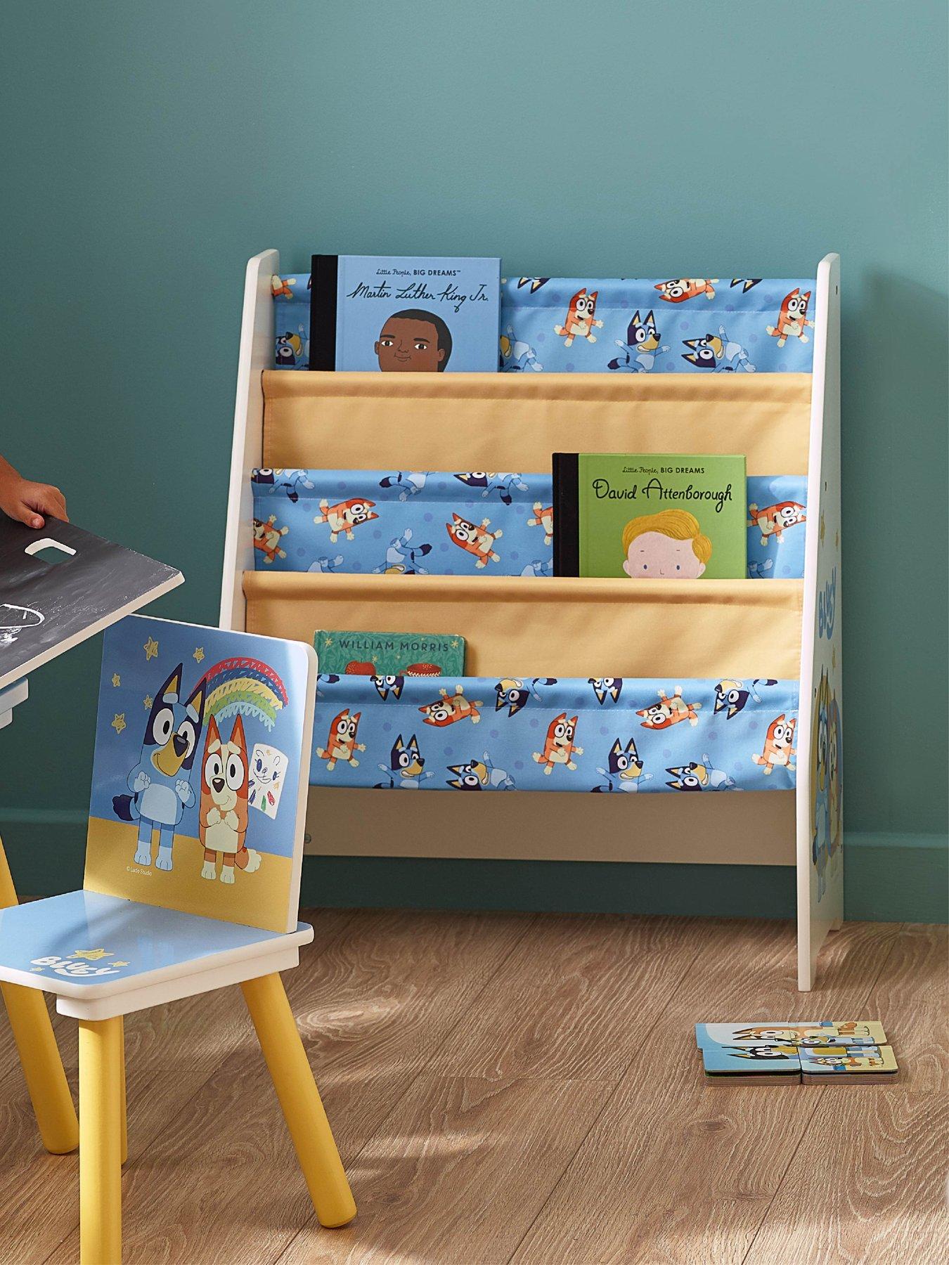 Bluey Wooden Book Storage Rack