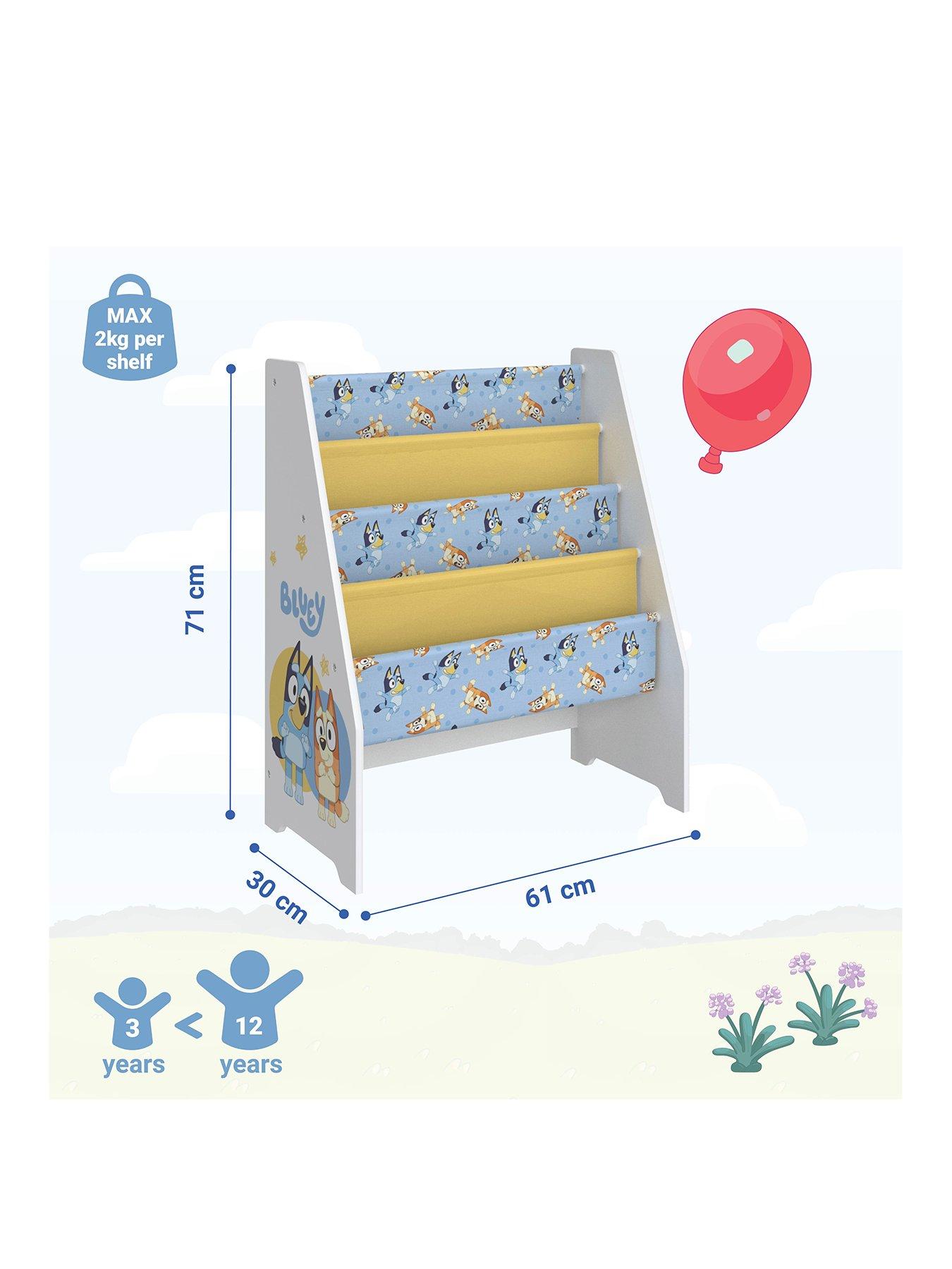 Bluey Wooden Book Storage Rack | Very