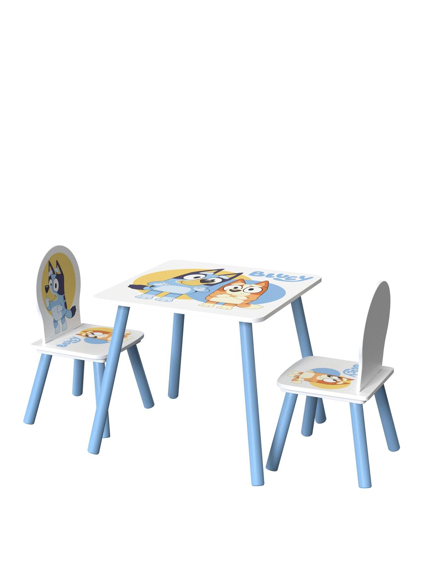 Bluey Ensemble de 2 chaises pour Enfants, Table 43,5 cm (H) x 63 cm (l