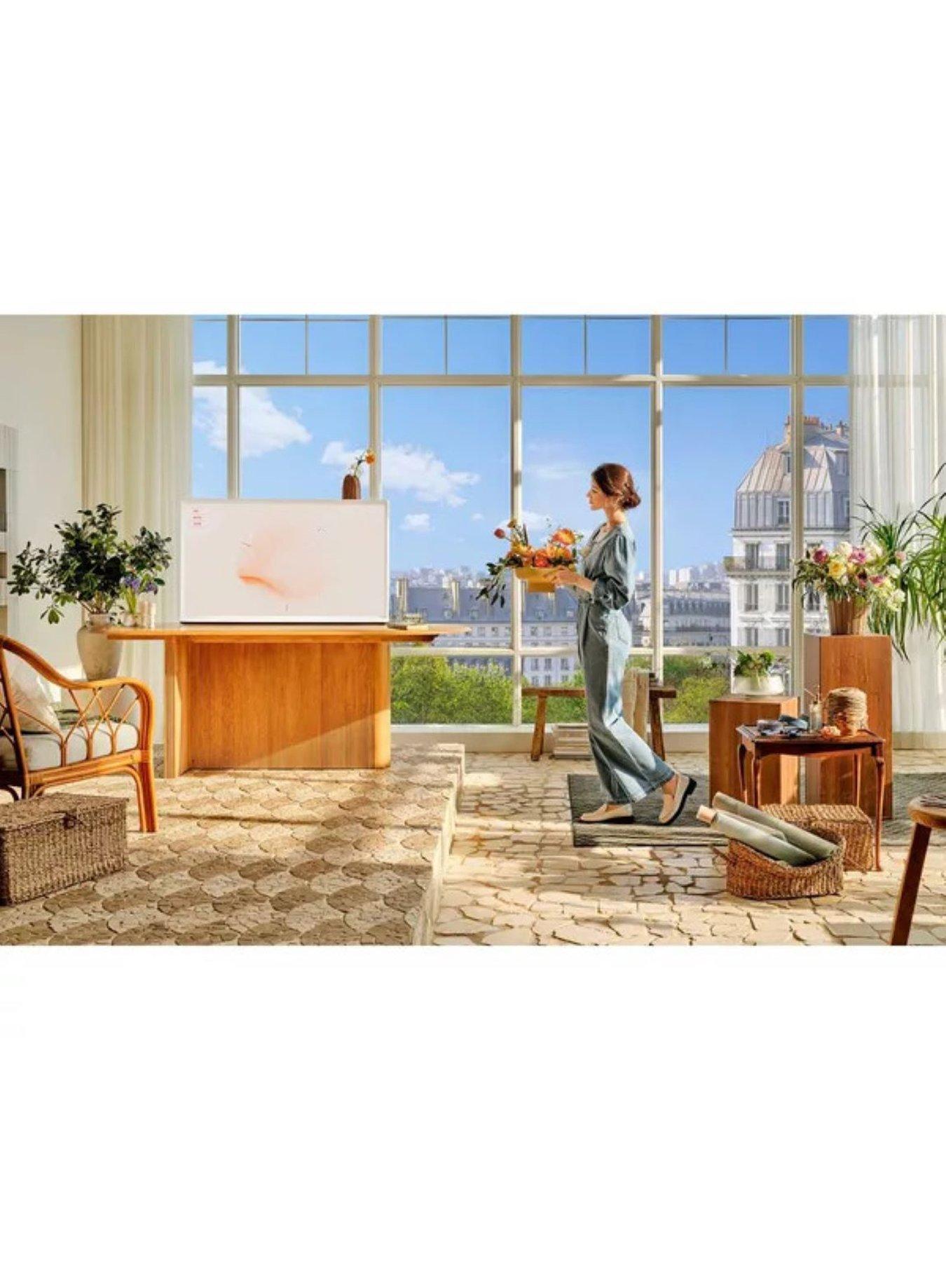 Image 7 of 7 of Samsung 55" The Serif LS01D QLED 4K HDR Smart TV in Cloud White (2024)