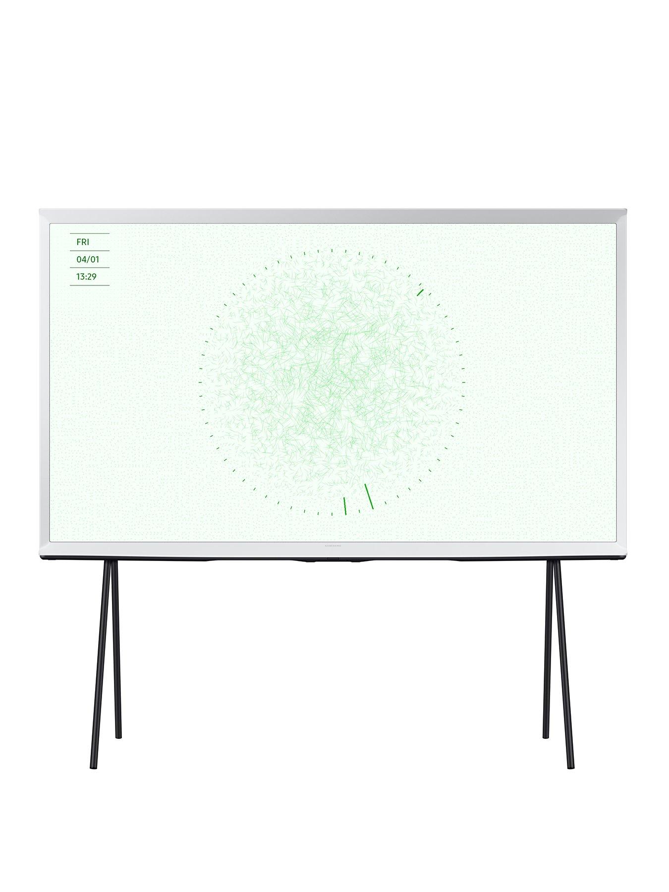 Image 1 of 7 of Samsung 43" The Serif LS01D QLED 4K HDR Smart TV in Cloud White (2024)