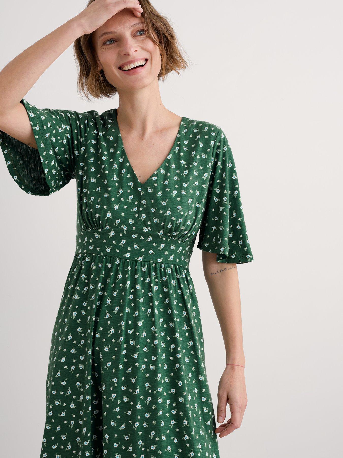 Seasalt Cornwall Chateaux Dress - Green | Very