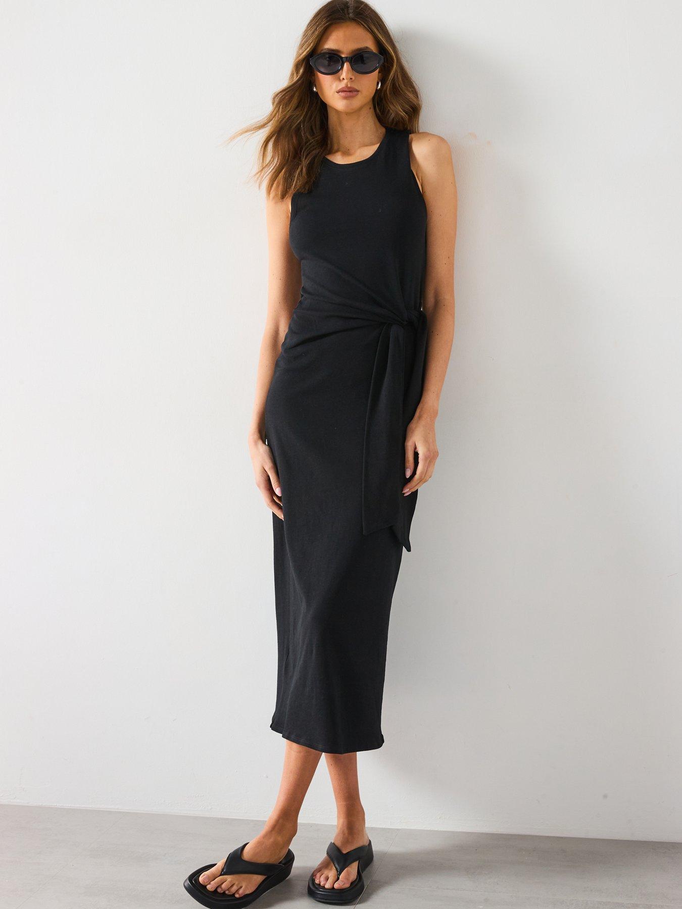 mango cotton midi dress Mango Cotton Textured Tiered Midi Dress