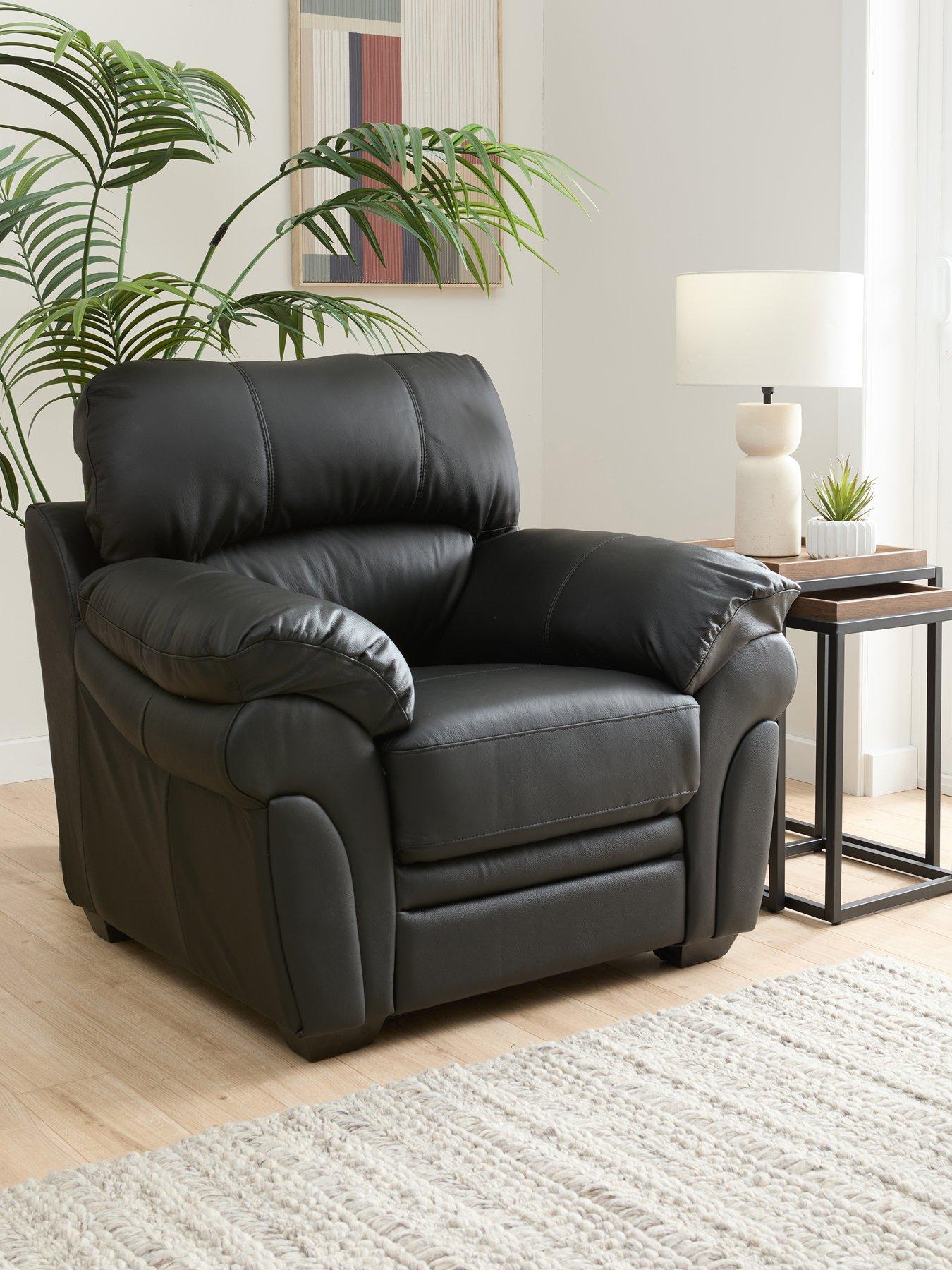 Image 1 of 7 of The Very Collection Wilmslow Leather Armchair