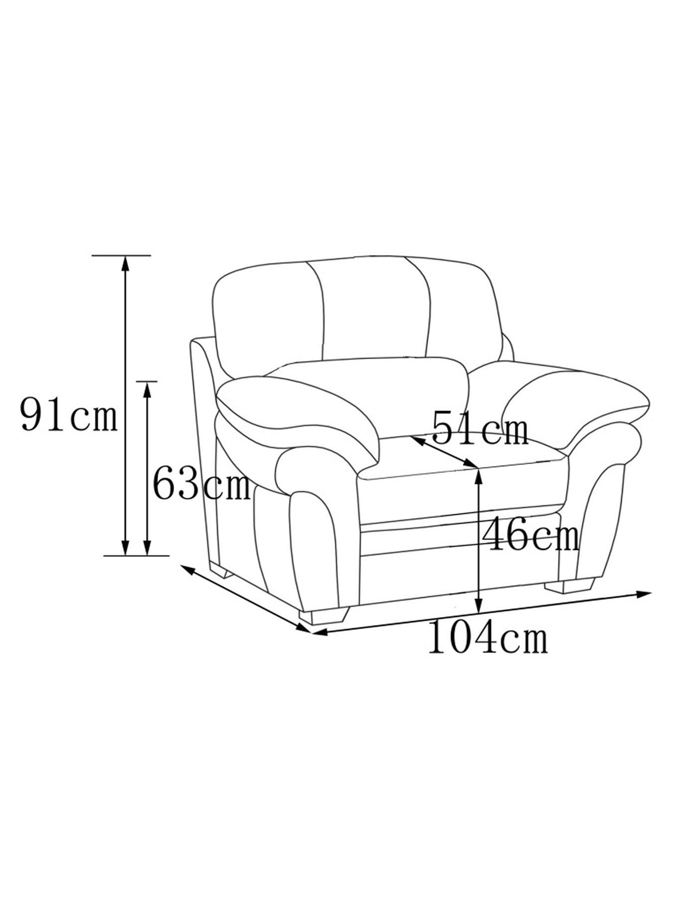 Image 7 of 7 of The Very Collection Wilmslow Leather Armchair