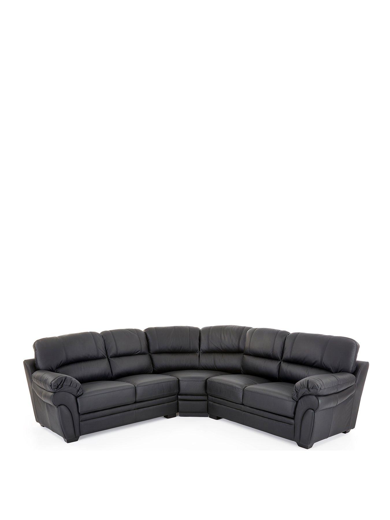 Image 2 of 7 of Very Home Wilmslow Leather Corner Group