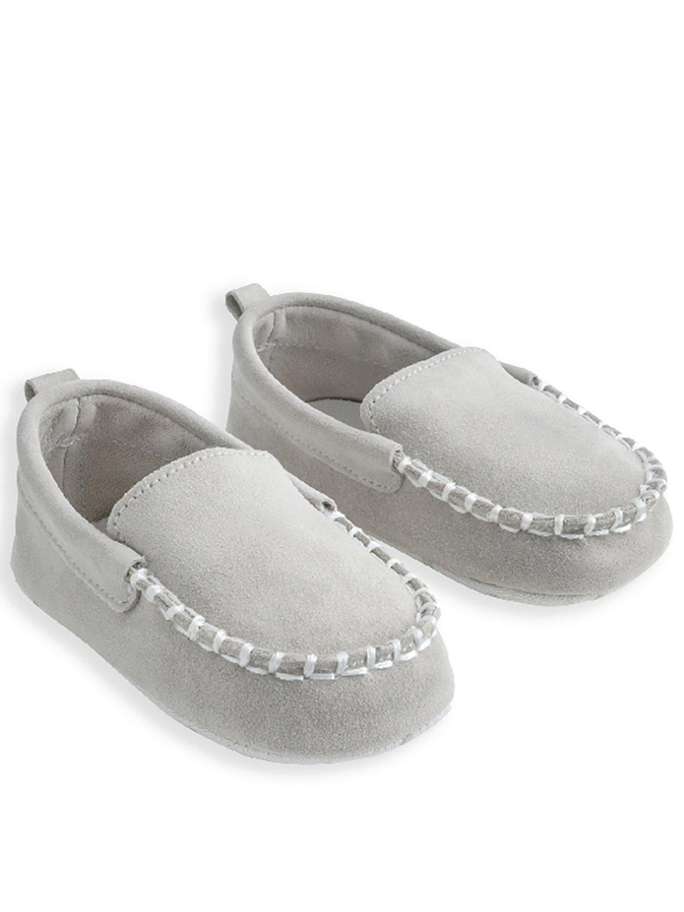 undefined Baby Boys Stitch Detail Shoes - Grey