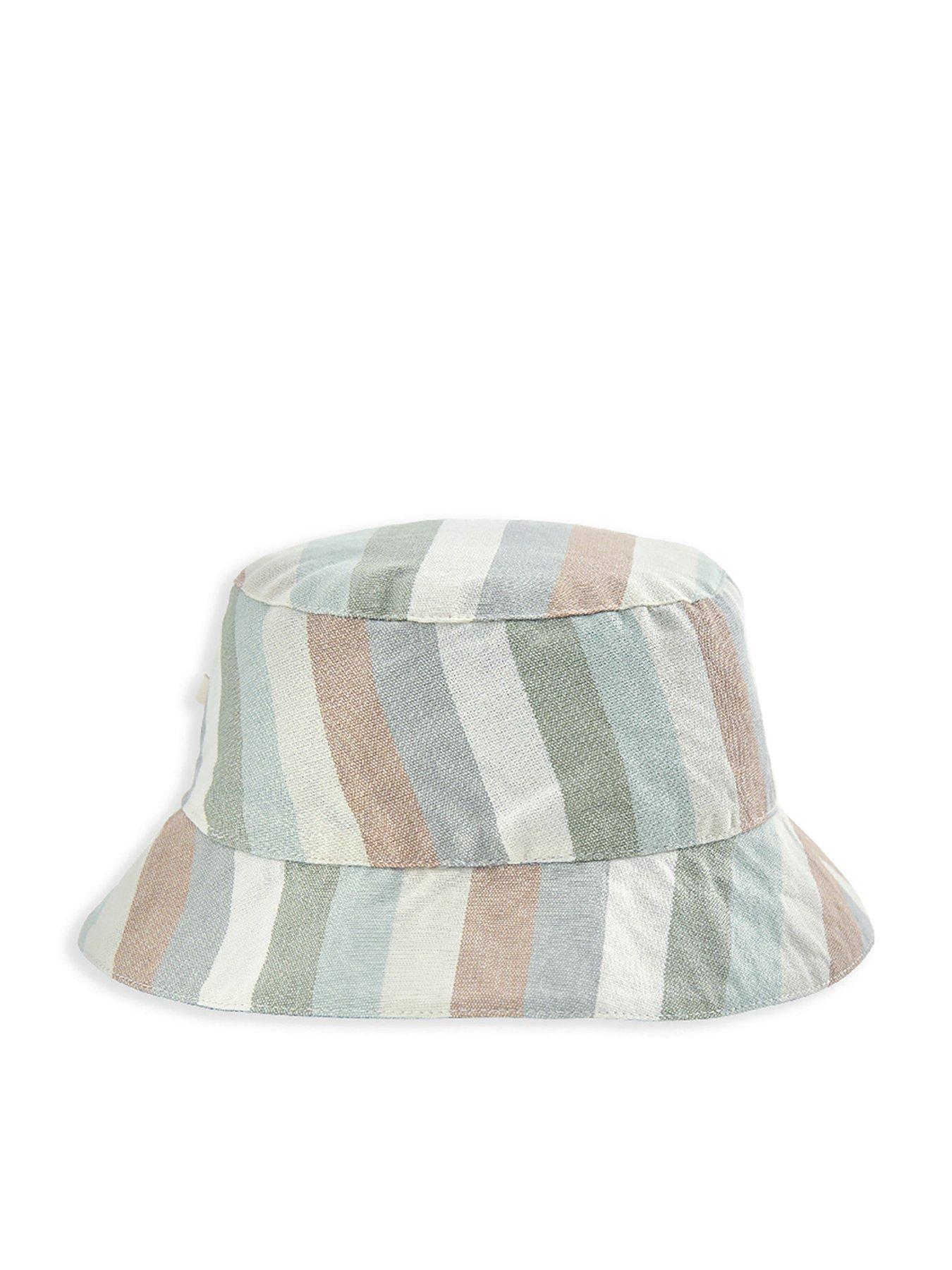 undefined Baby Boys Stripe Reversible Bucket Hat - Multi