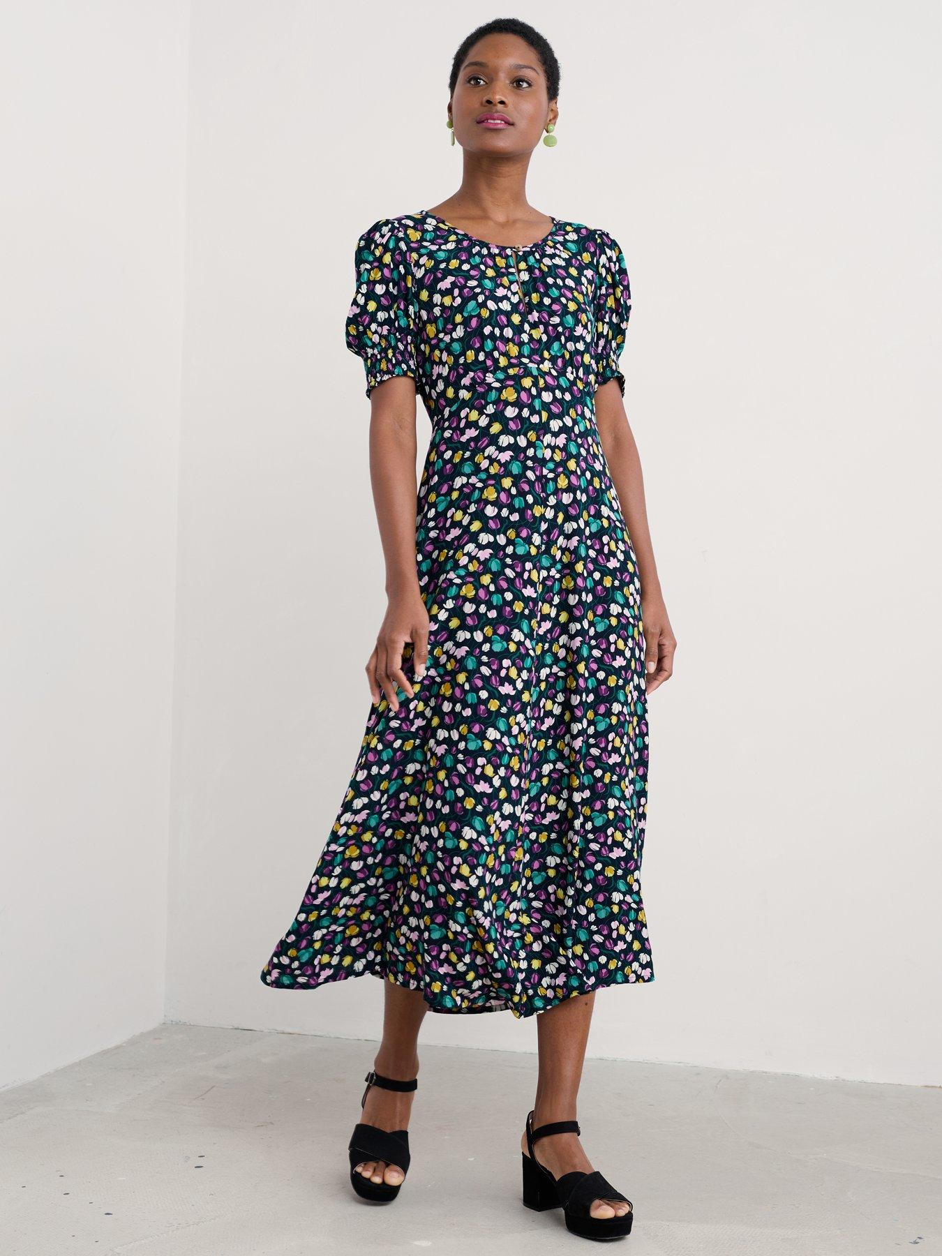 Image 3 of 5 of Seasalt Cornwall Marsh Violet Dress - Multi
