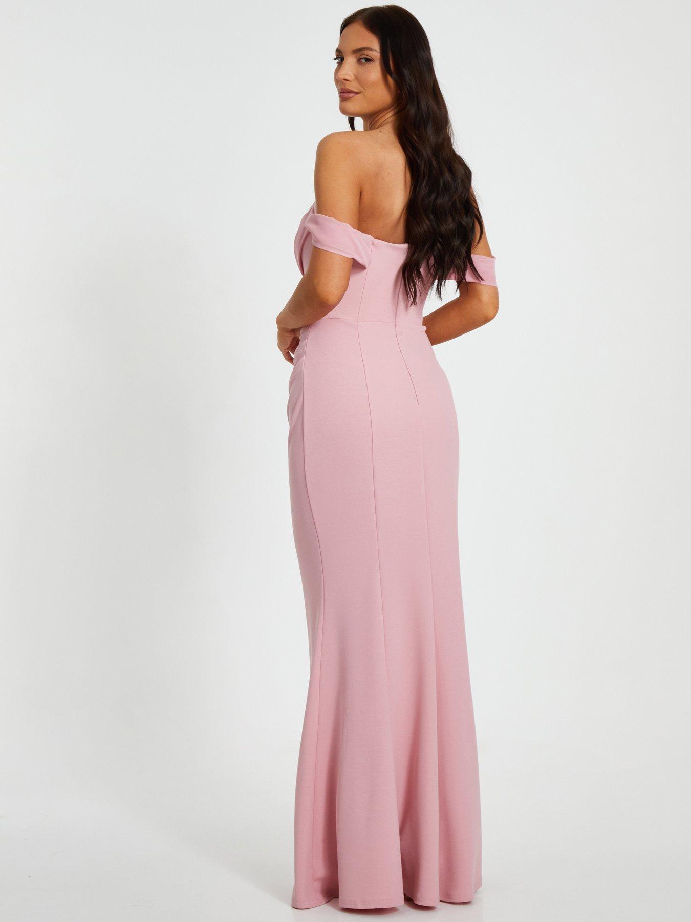 chinese dress ladies Sweet Embrace Lace Dress Pink